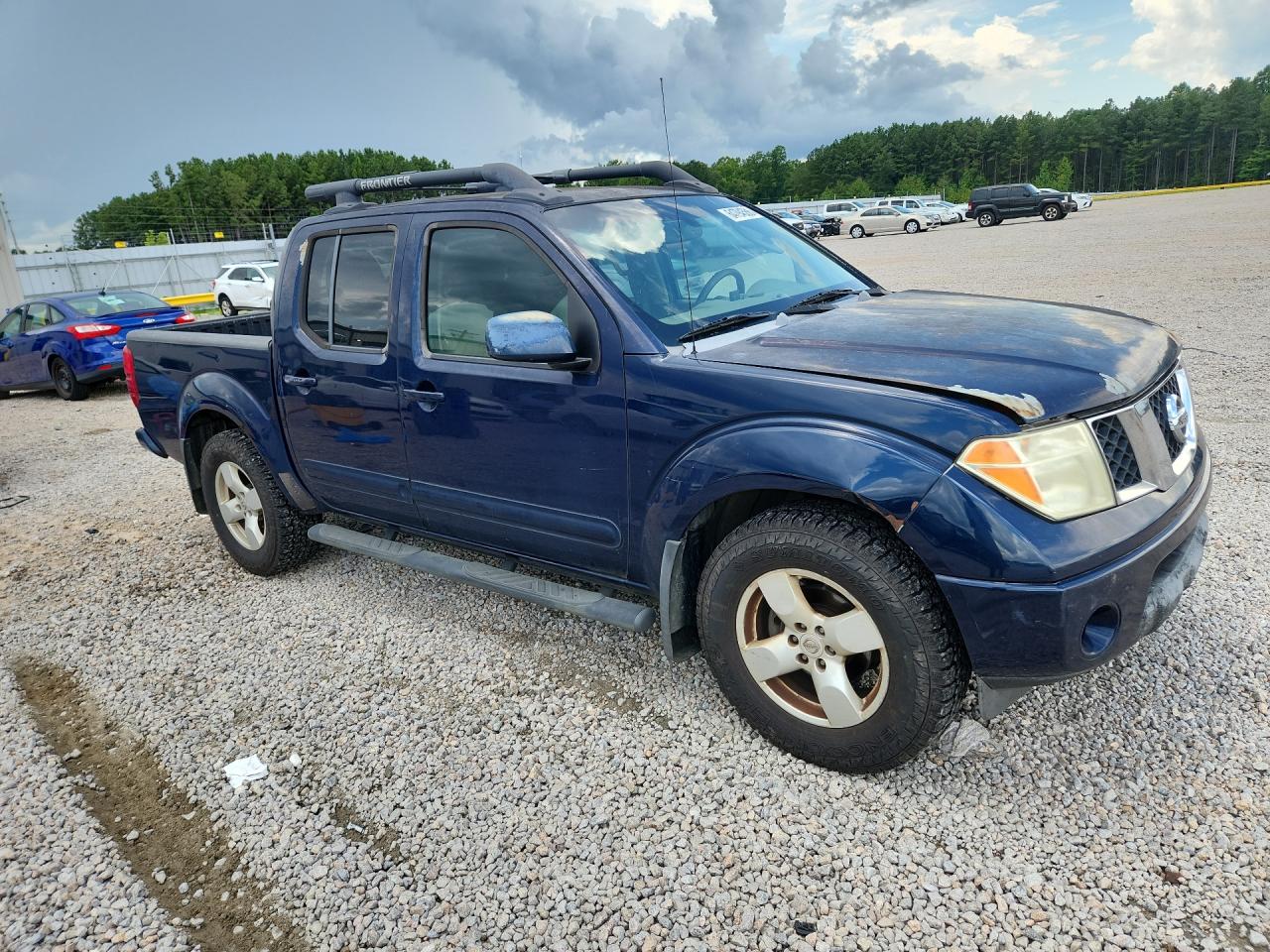 2007 Nissan Frontier Se Blue vin: 1N6AD07U07C407243