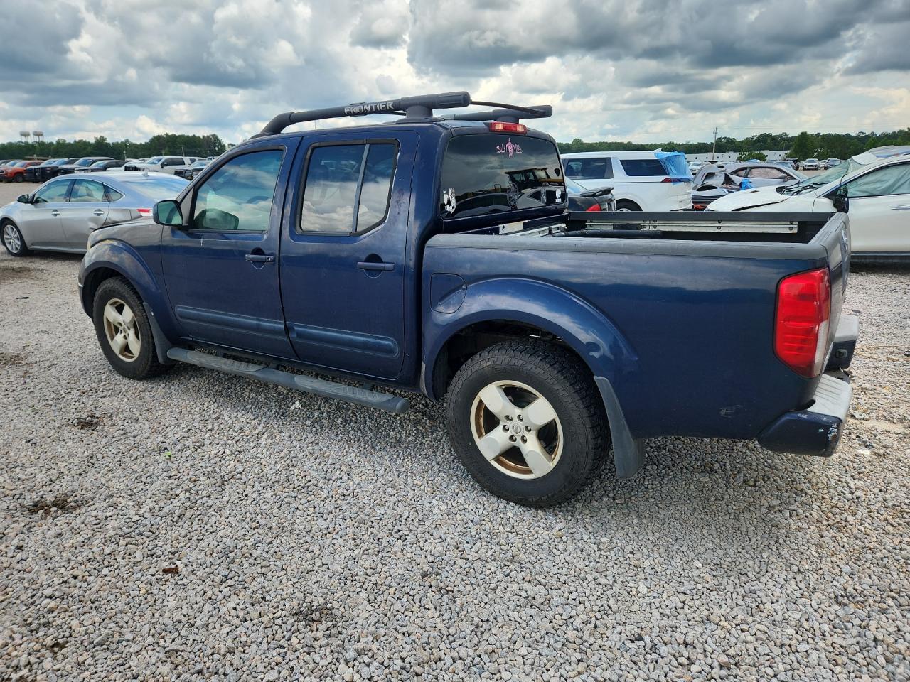 2007 Nissan Frontier Se Blue vin: 1N6AD07U07C407243