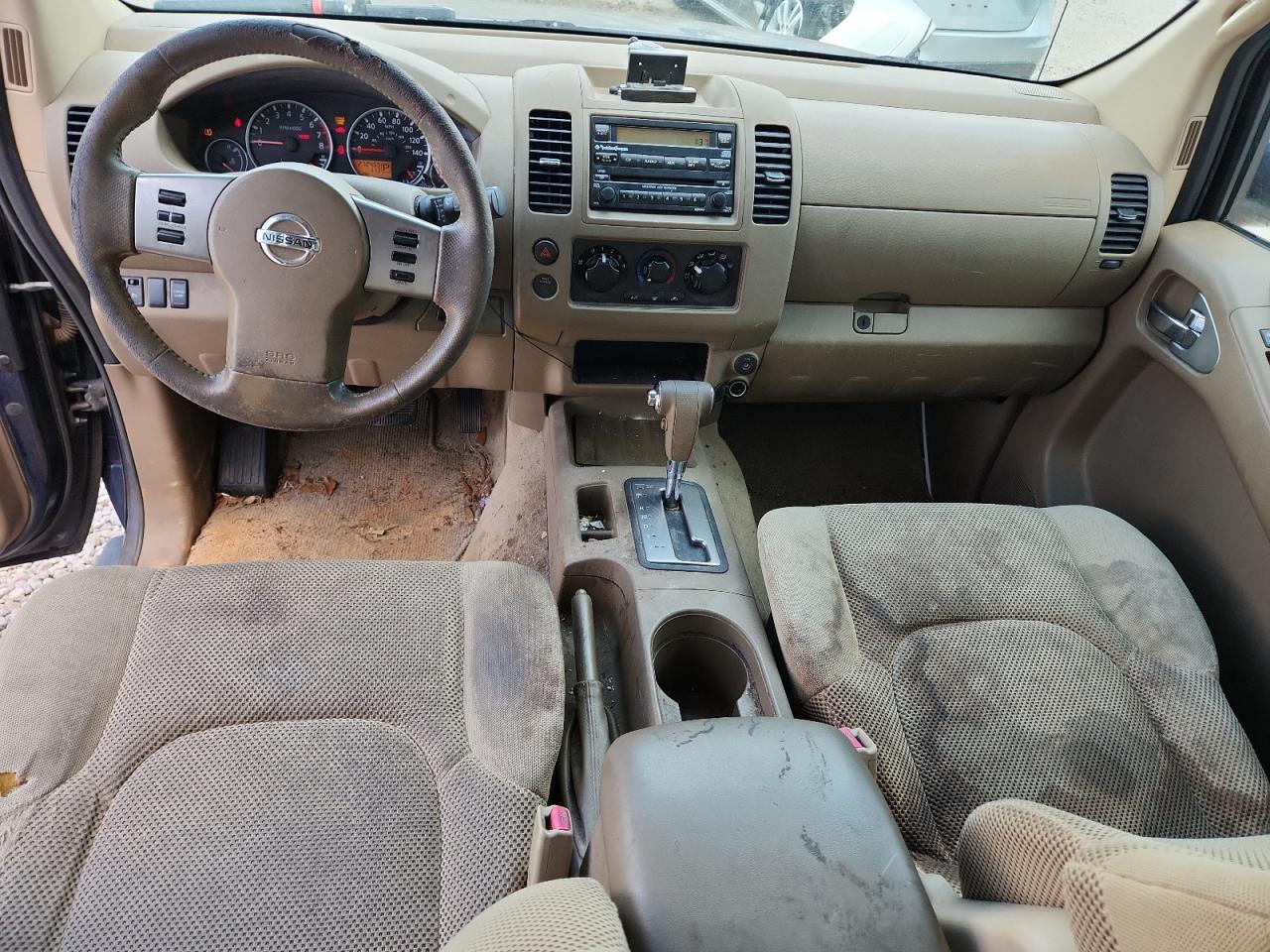 2007 Nissan Frontier Se Blue vin: 1N6AD07U07C407243