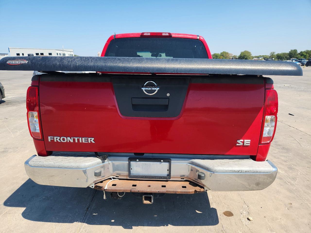 2007 Nissan Frontier Se Red vin: 1N6AD07U07C415326