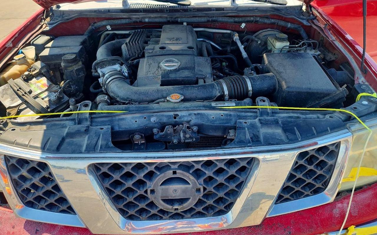 2007 Nissan Frontier Se Red vin: 1N6AD07U07C415326