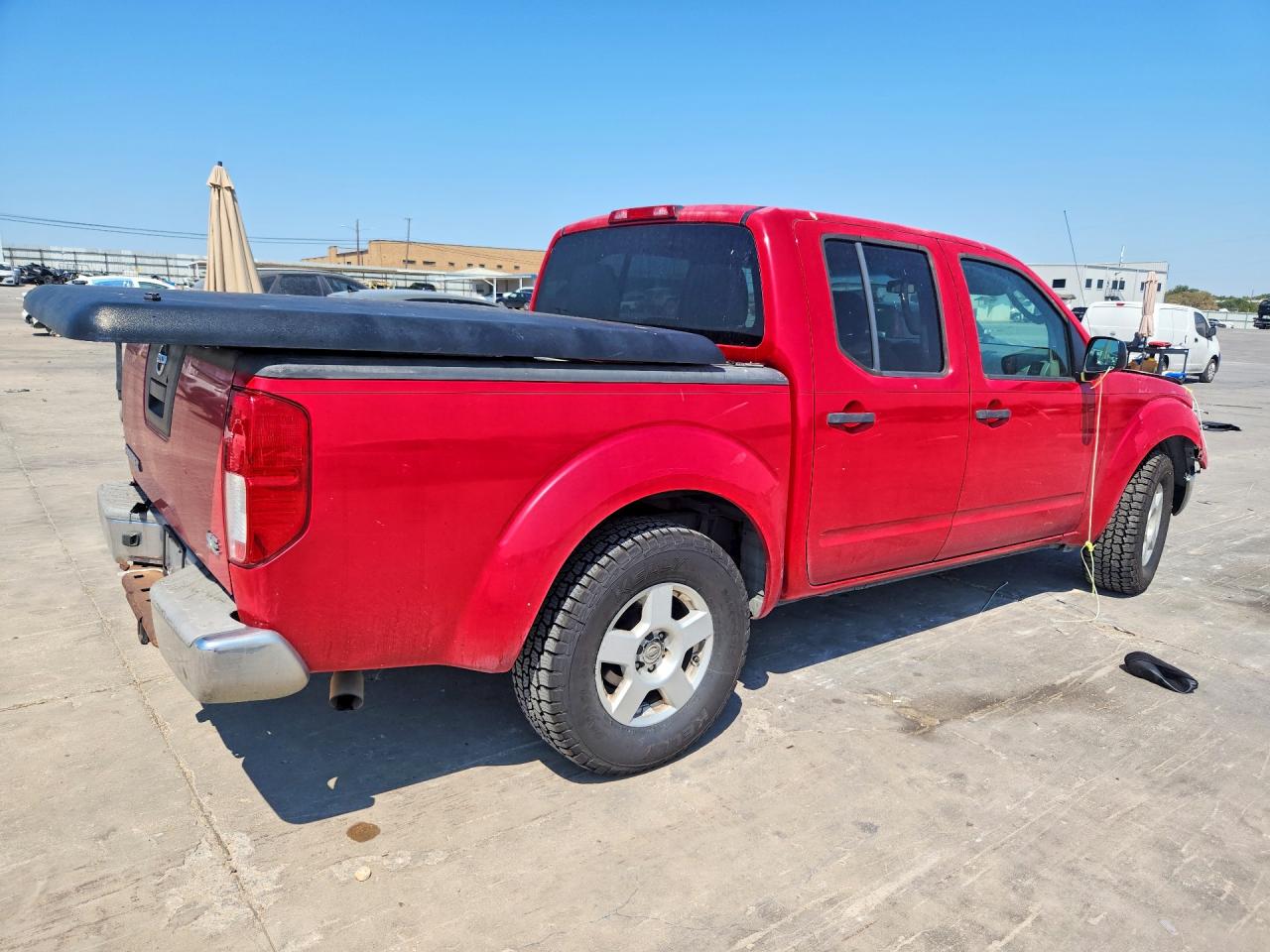 2007 Nissan Frontier Se Red vin: 1N6AD07U07C415326