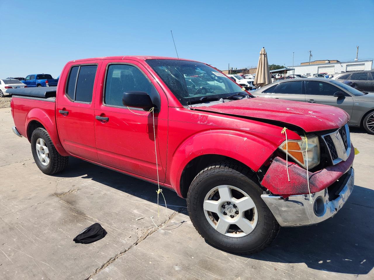 2007 Nissan Frontier Se Red vin: 1N6AD07U07C415326