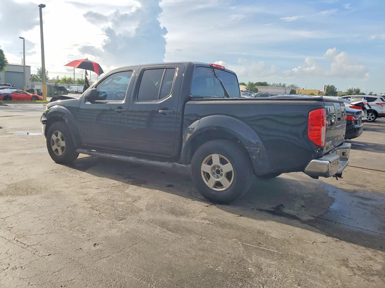 2008 Nissan Frontier Se V6 Black vin: 1N6AD07U08C417238