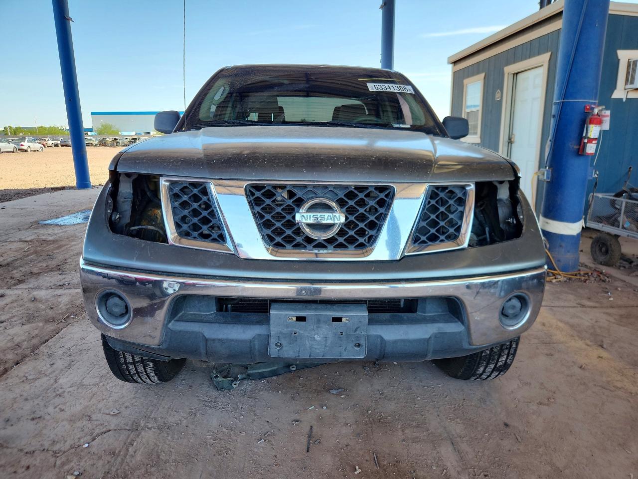 2008 Nissan Frontier Se V6 Gray vin: 1N6AD07U08C427686