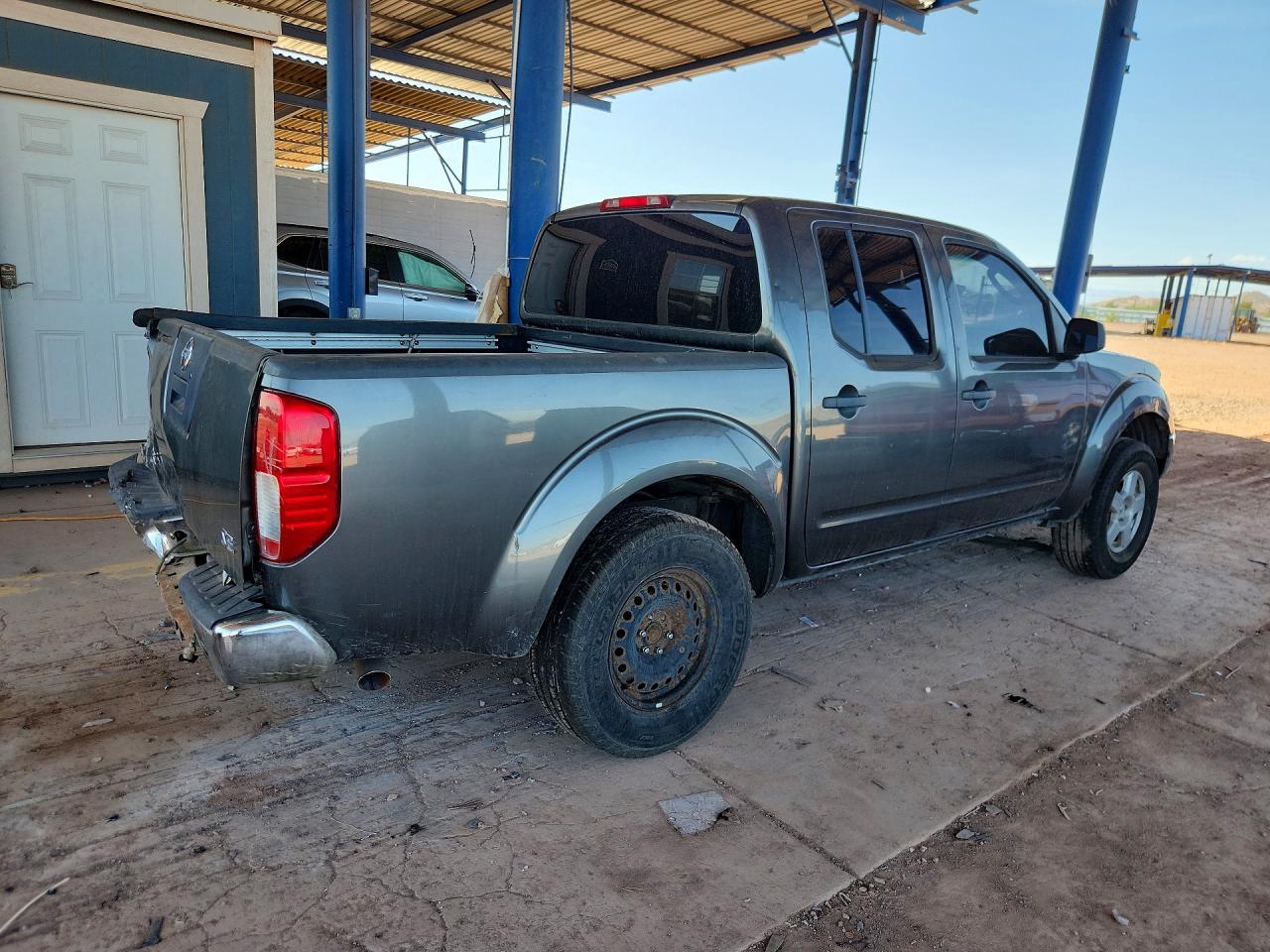 2008 Nissan Frontier Se V6 Gray vin: 1N6AD07U08C427686