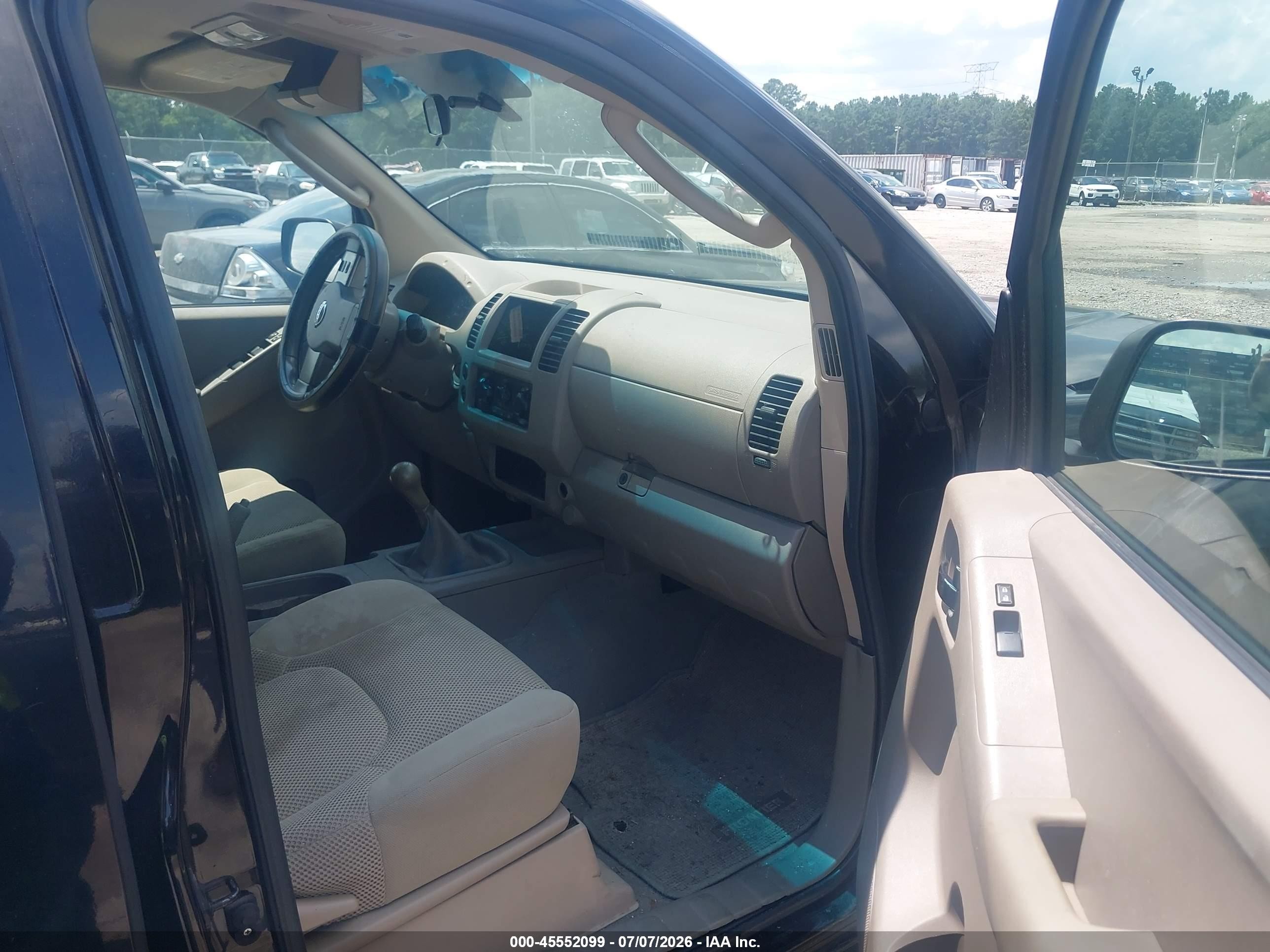 2008 Nissan Frontier Se Black vin: 1N6AD07U08C435285