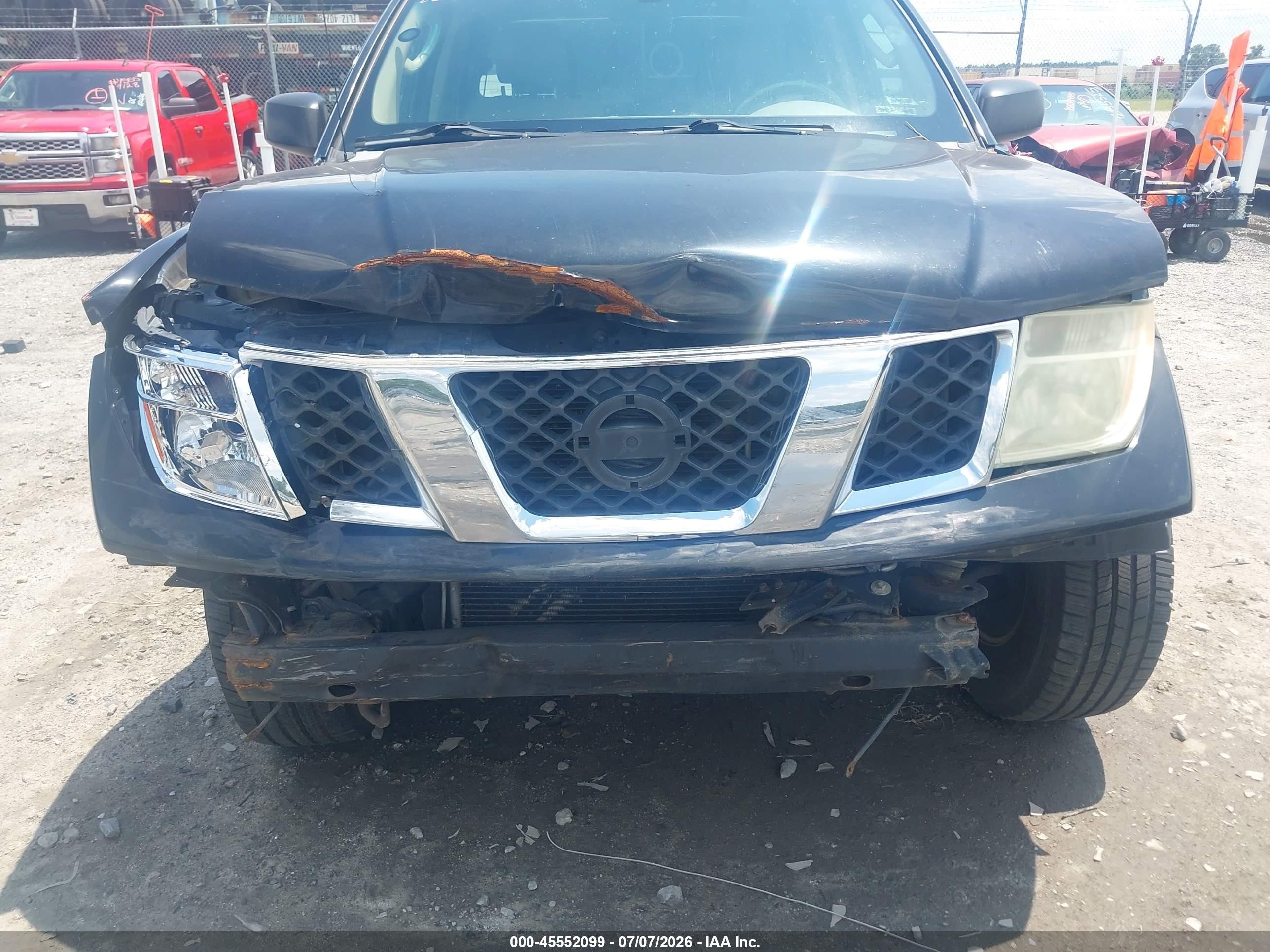 2008 Nissan Frontier Se Black vin: 1N6AD07U08C435285
