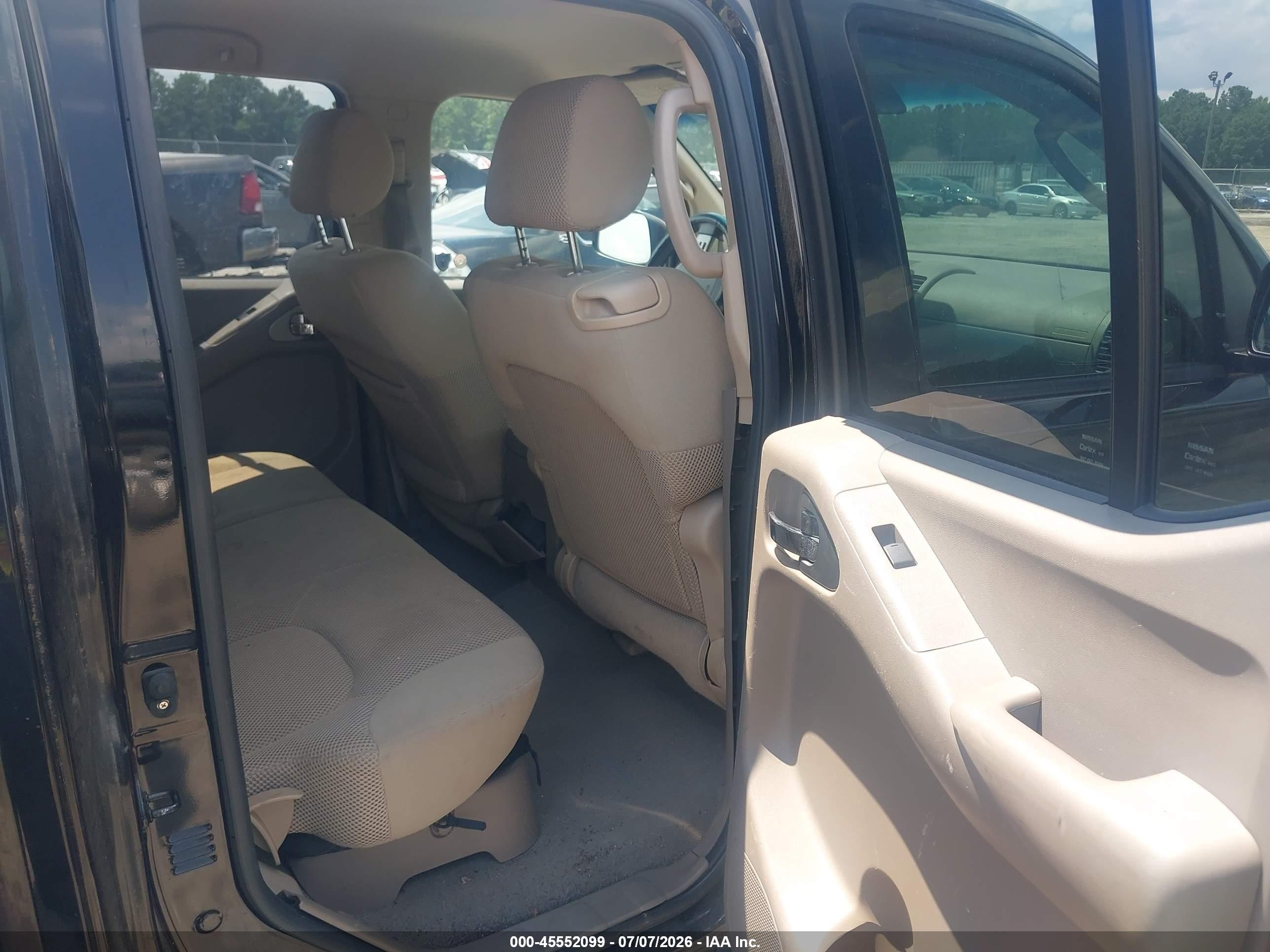 2008 Nissan Frontier Se Black vin: 1N6AD07U08C435285