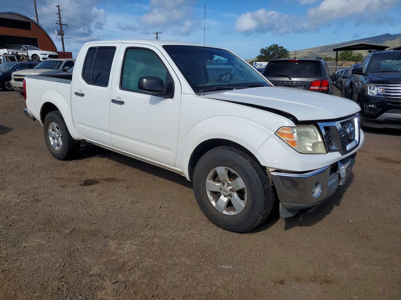 2009 Nissan Frontier Se V6 White vin: 1N6AD07U09C413871