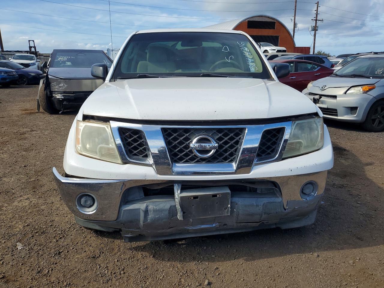2009 Nissan Frontier Se V6 White vin: 1N6AD07U09C413871
