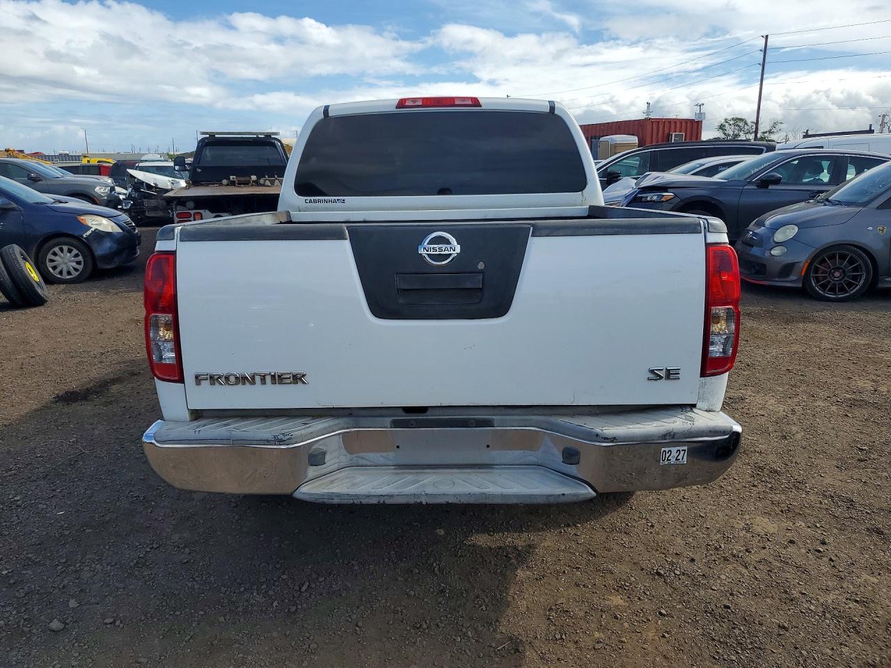 2009 Nissan Frontier Se V6 White vin: 1N6AD07U09C413871