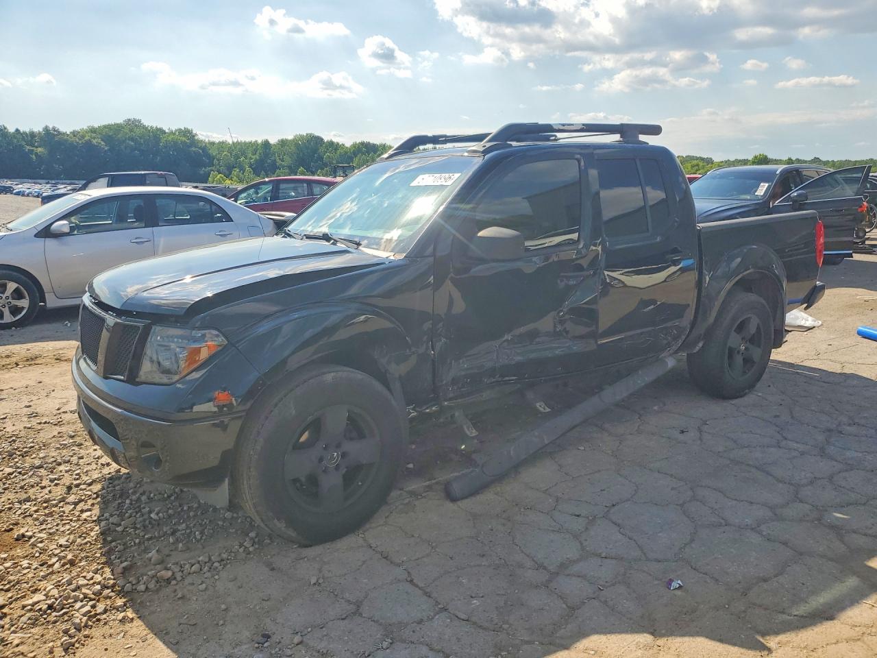 2005 Nissan Frontier Se Black vin: 1N6AD07U15C401397