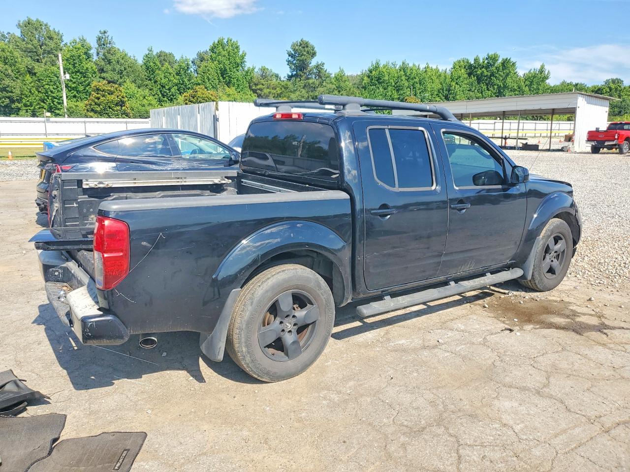 2005 Nissan Frontier Se Black vin: 1N6AD07U15C401397