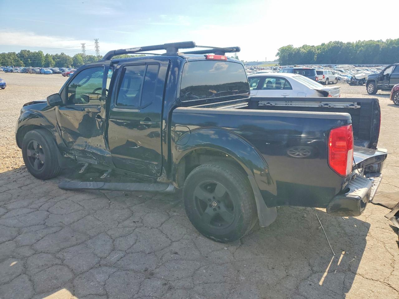 2005 Nissan Frontier Se Black vin: 1N6AD07U15C401397
