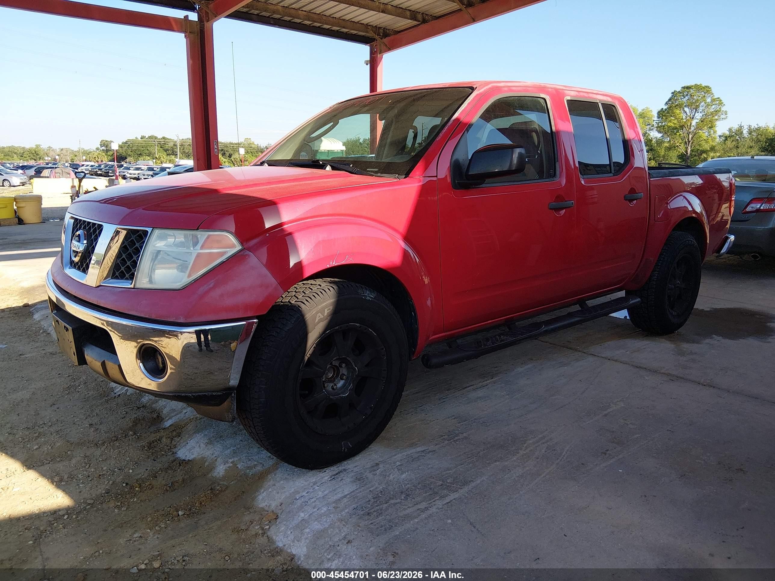 2005 Nissan Frontier 2wd Se Red vin: 1N6AD07U15C427949