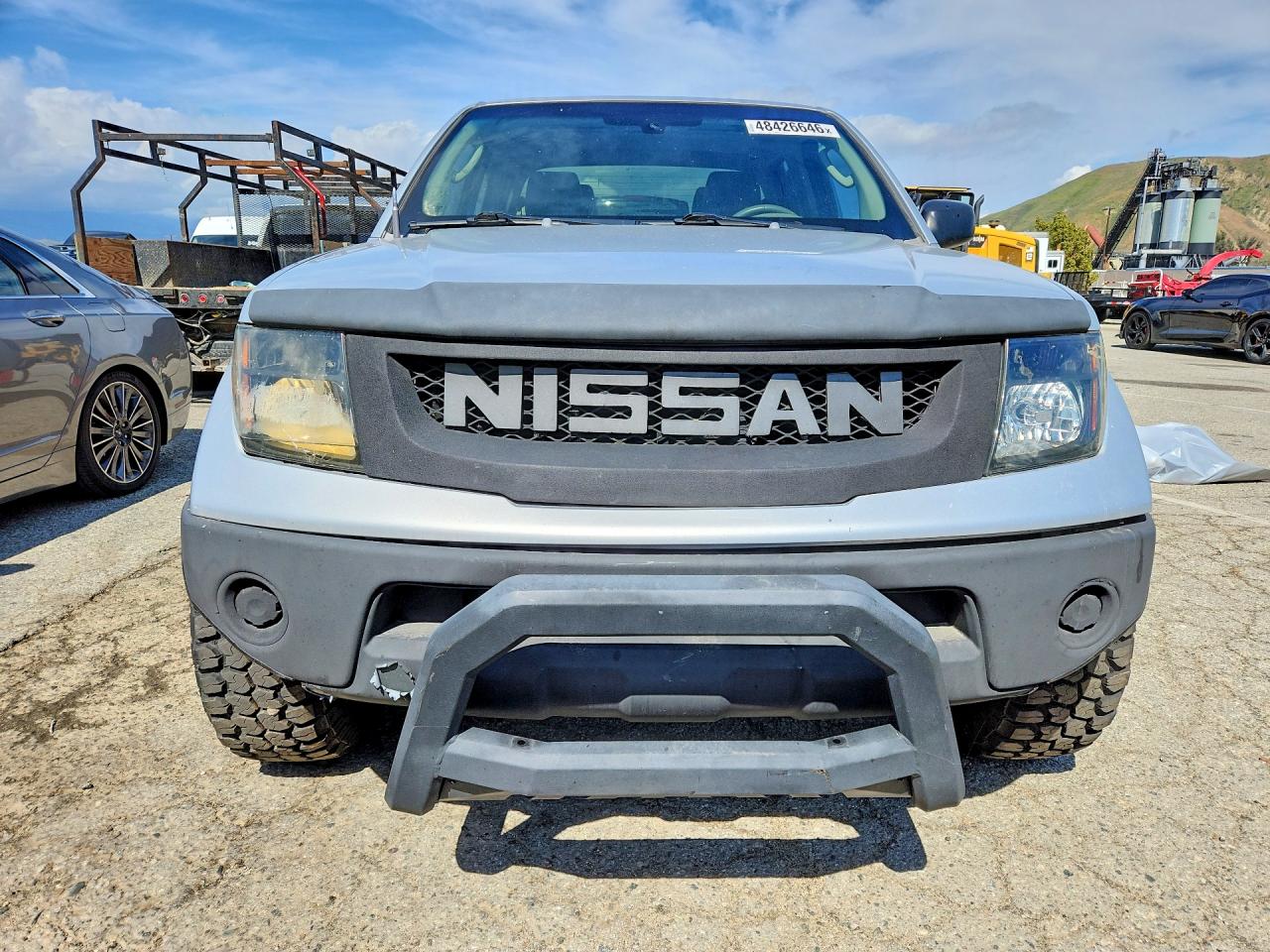 2005 Nissan Frontier Se Silver vin: 1N6AD07U15C437946