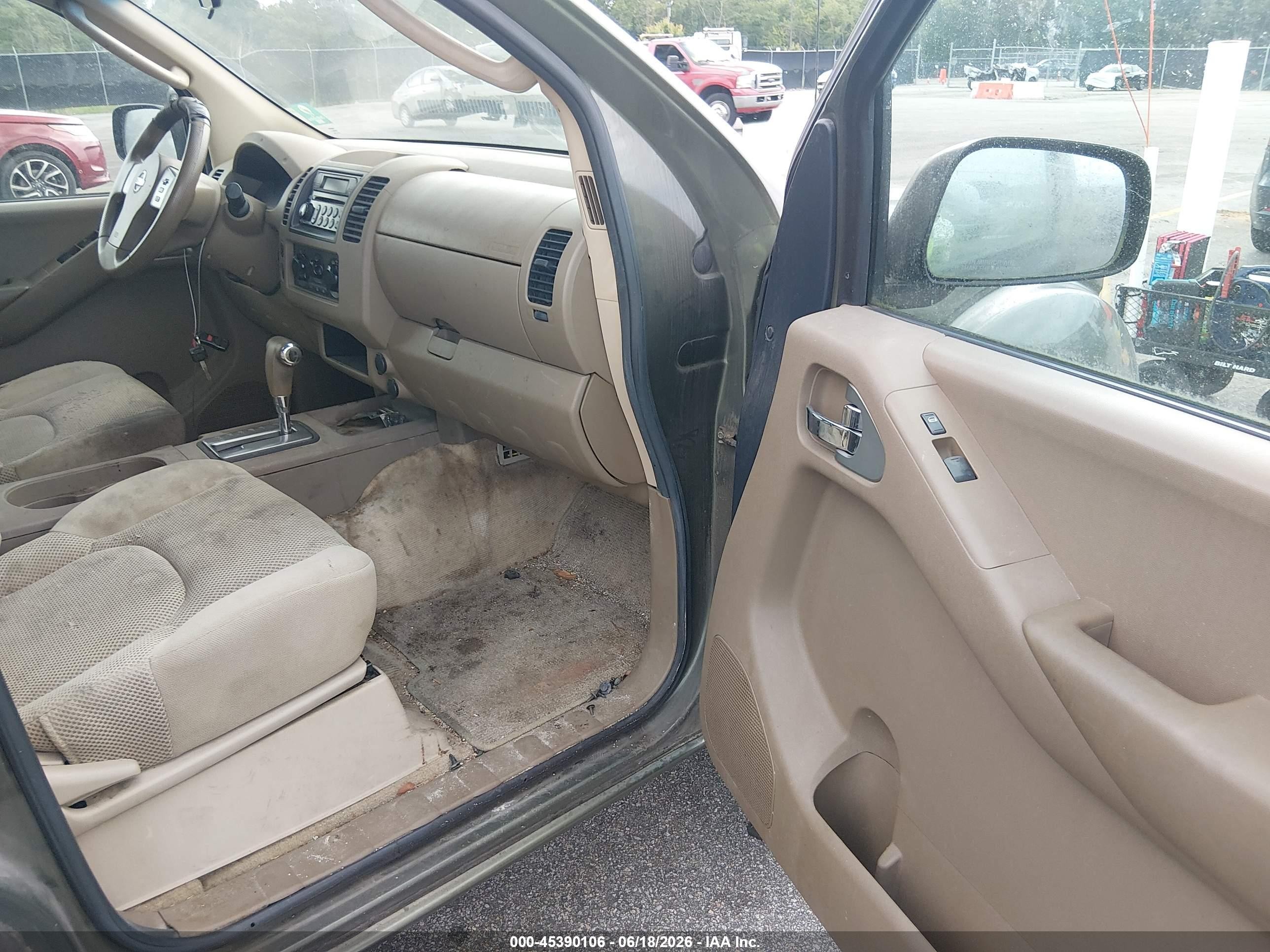 2005 Nissan Frontier Se Green vin: 1N6AD07U15C451698