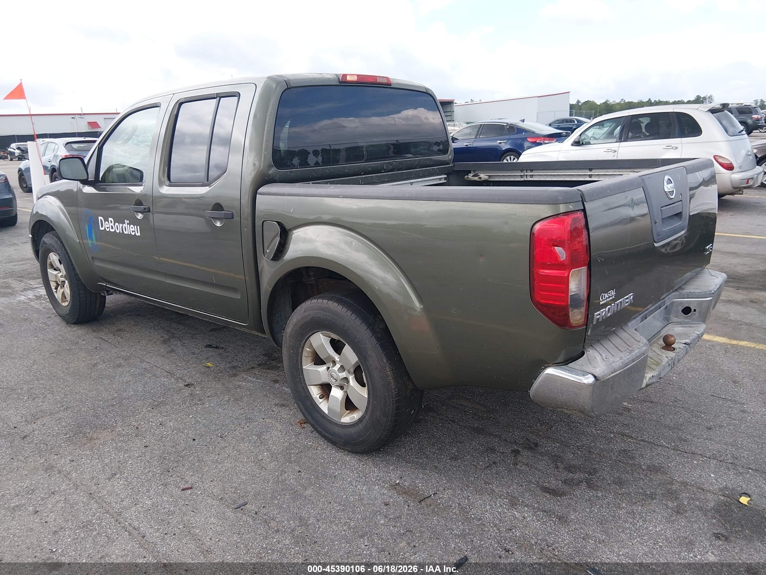 2005 Nissan Frontier Se Green vin: 1N6AD07U15C451698