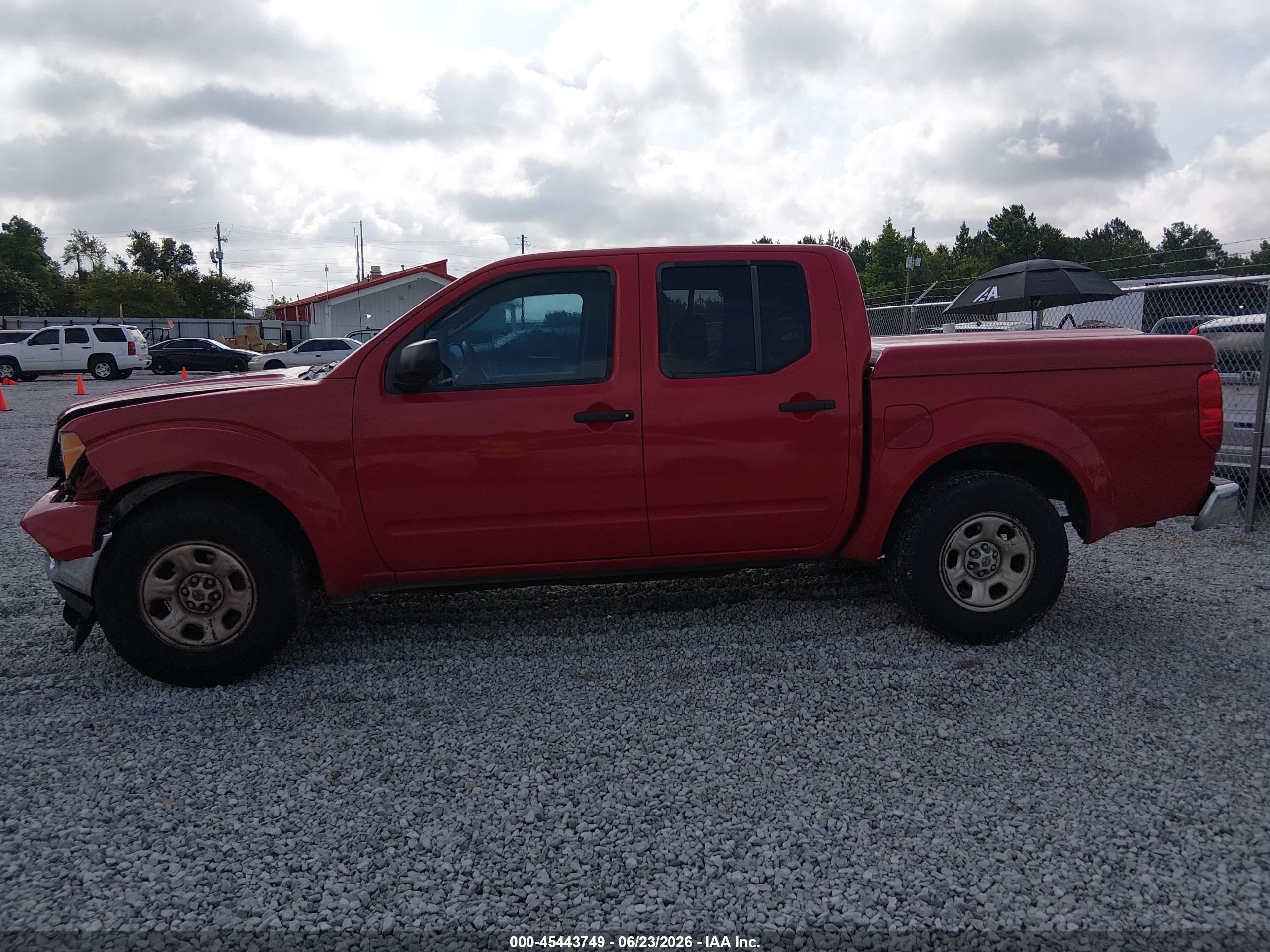 2007 Nissan Frontier Se Red vin: 1N6AD07U17C421250
