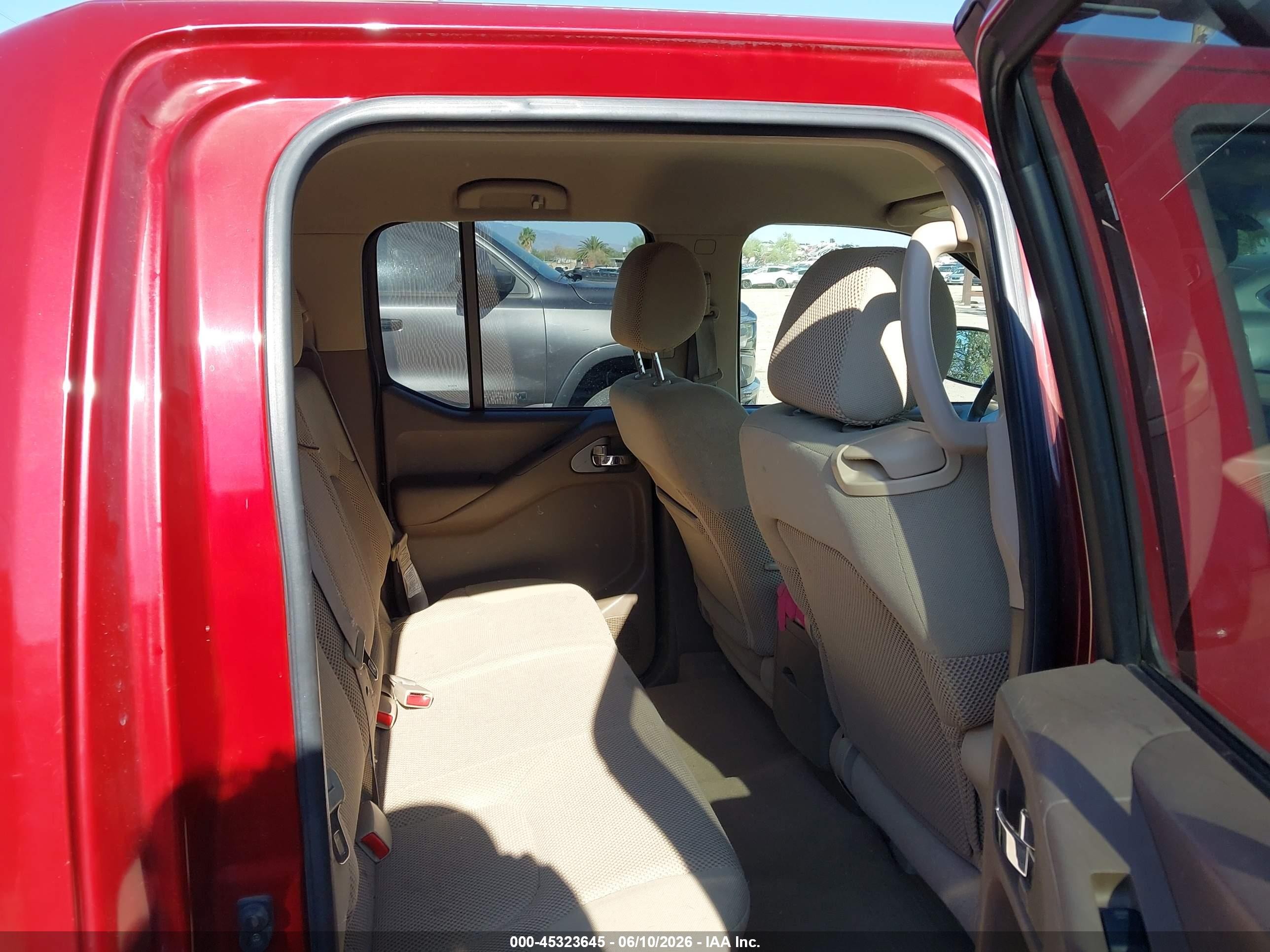 2007 Nissan Frontier Le Maroon vin: 1N6AD07U17C425847