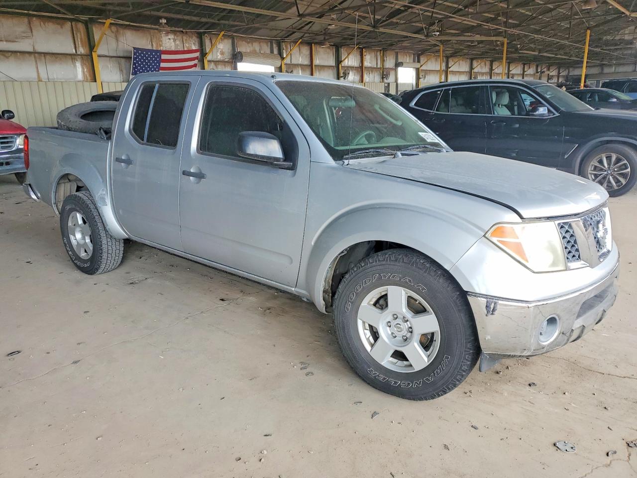 2007 Nissan Frontier Se Серебряный vin: 1N6AD07U17C435682