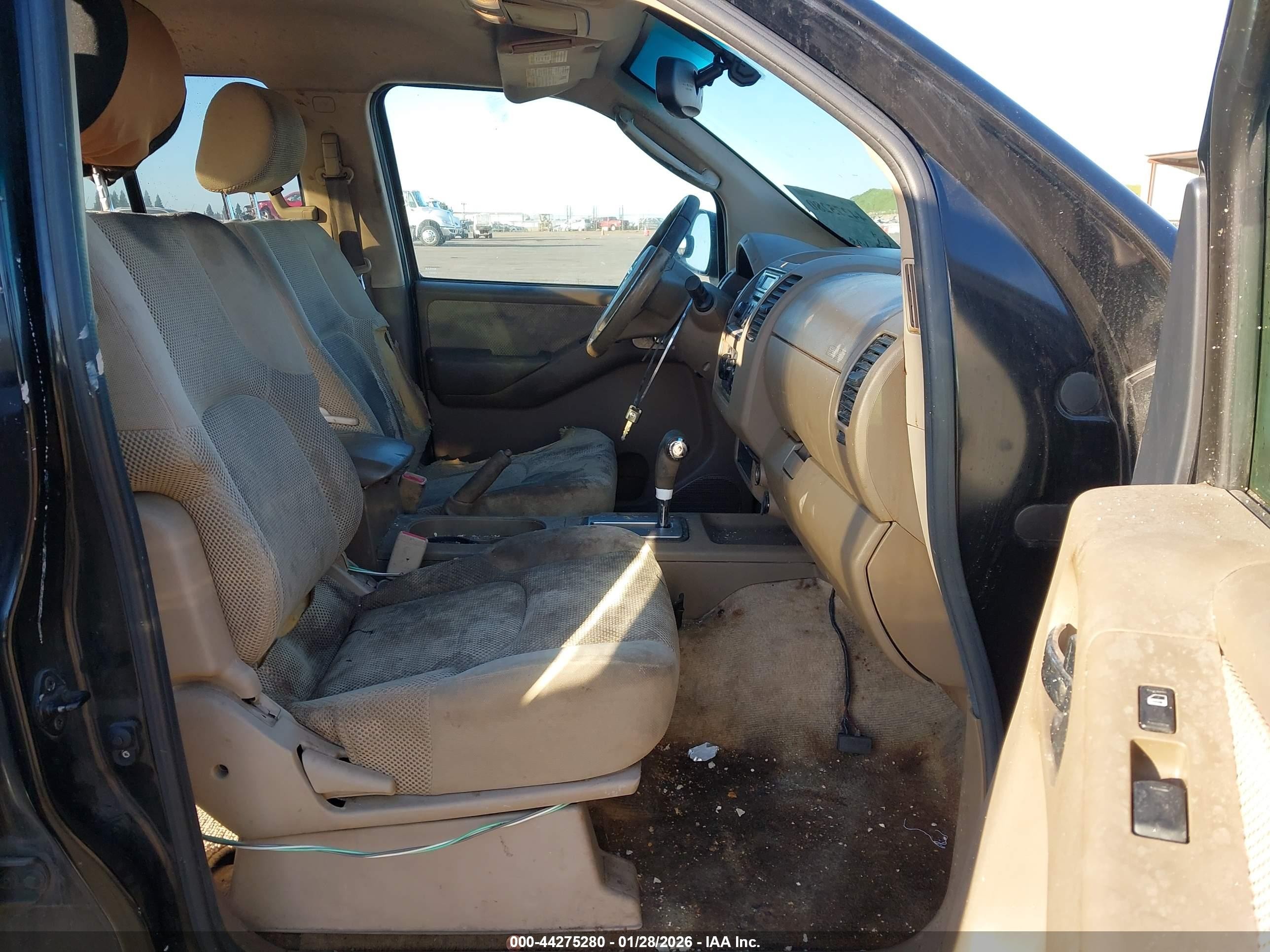 2005 Nissan Frontier Le Black vin: 1N6AD07U25C454125