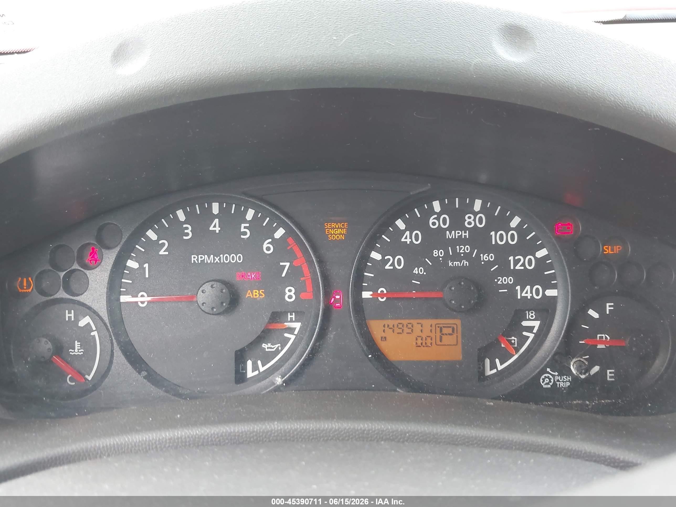 2006 Nissan Frontier Se Red vin: 1N6AD07U26C402625