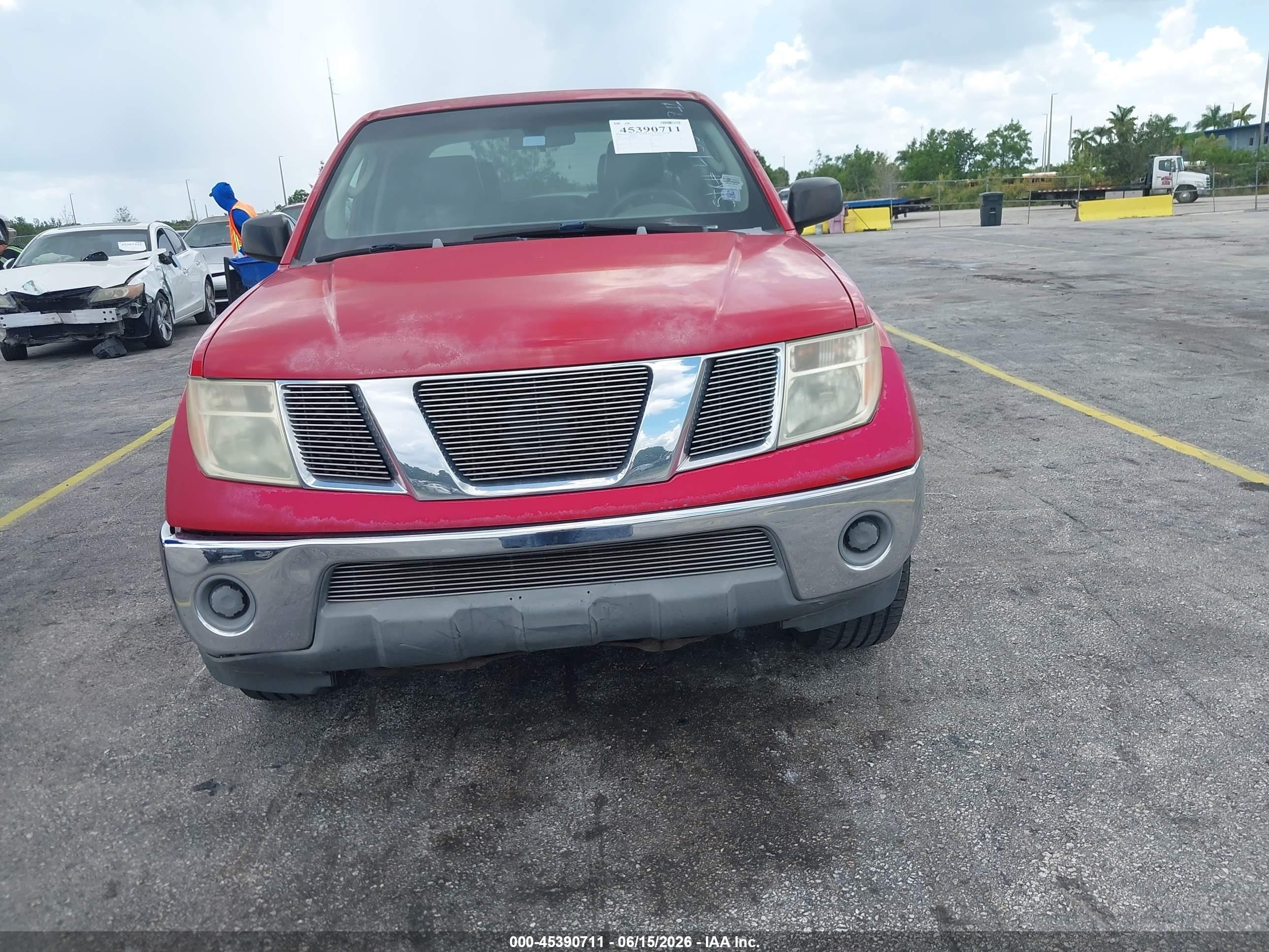 2006 Nissan Frontier Se Red vin: 1N6AD07U26C402625