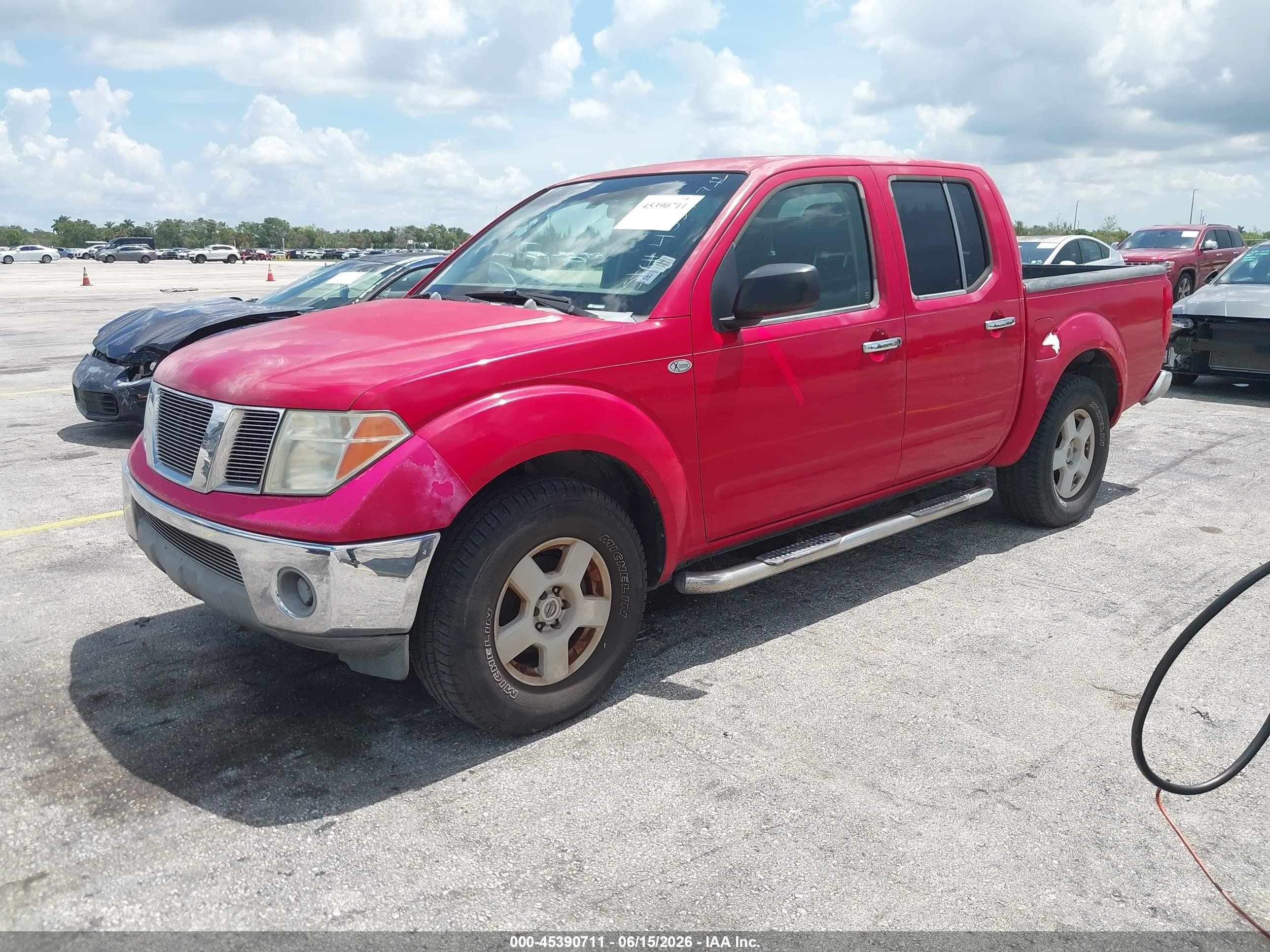 2006 Nissan Frontier Se Red vin: 1N6AD07U26C402625