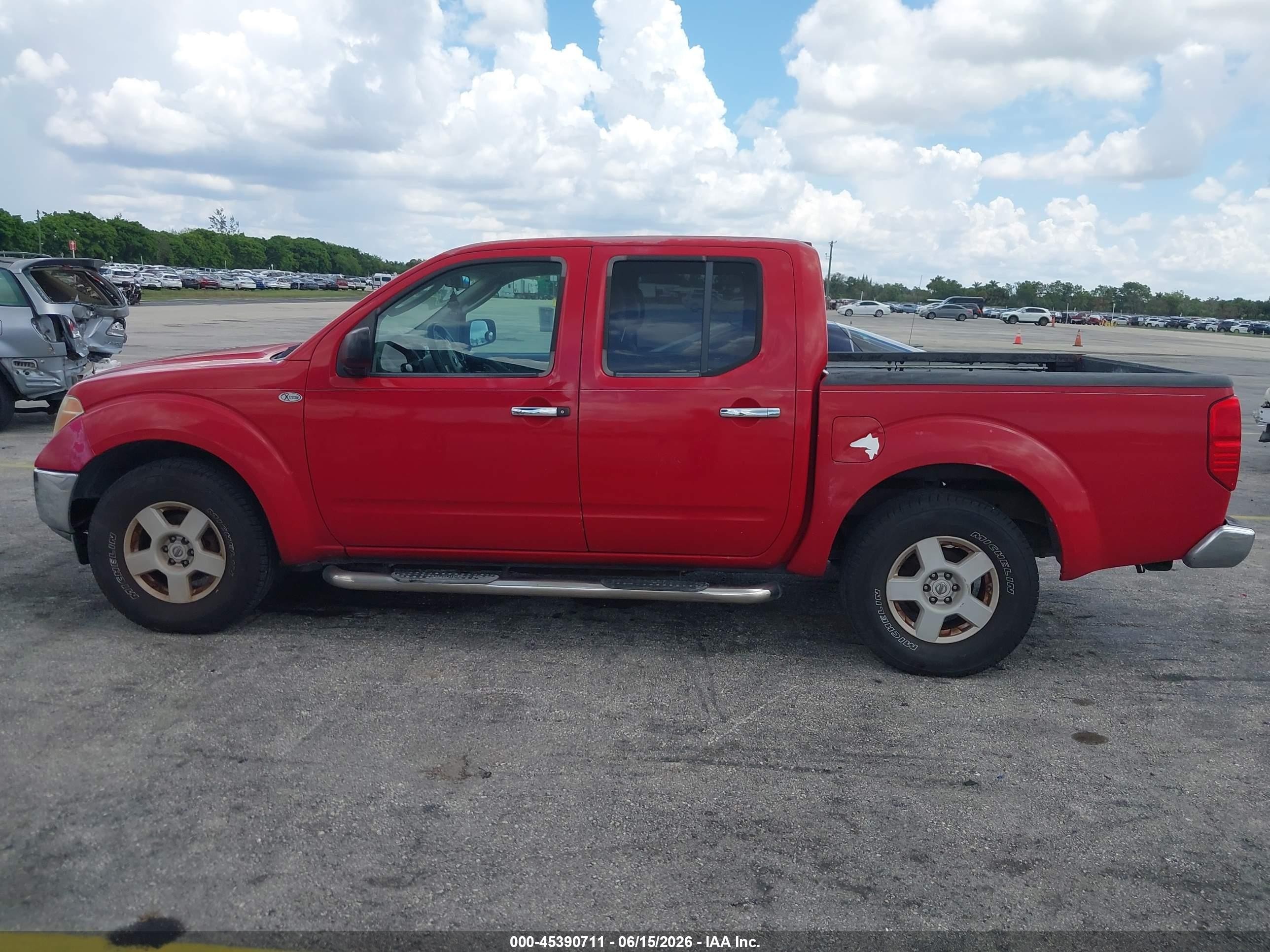 2006 Nissan Frontier Se Red vin: 1N6AD07U26C402625