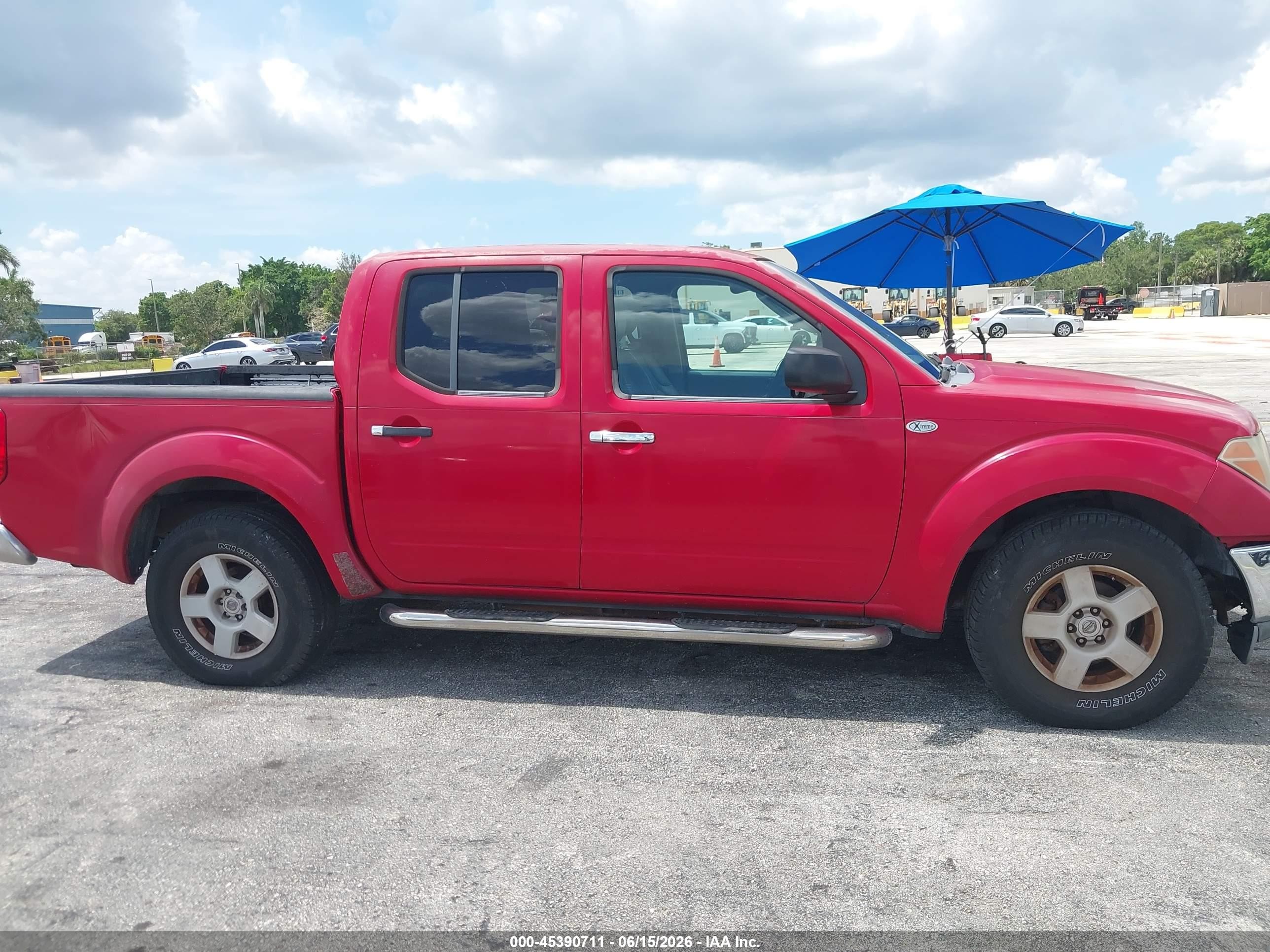 2006 Nissan Frontier Se Red vin: 1N6AD07U26C402625