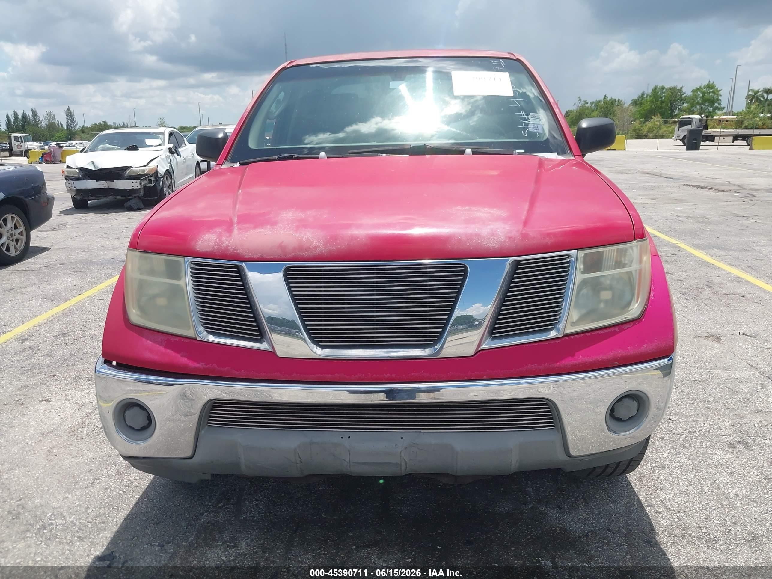 2006 Nissan Frontier Se Red vin: 1N6AD07U26C402625