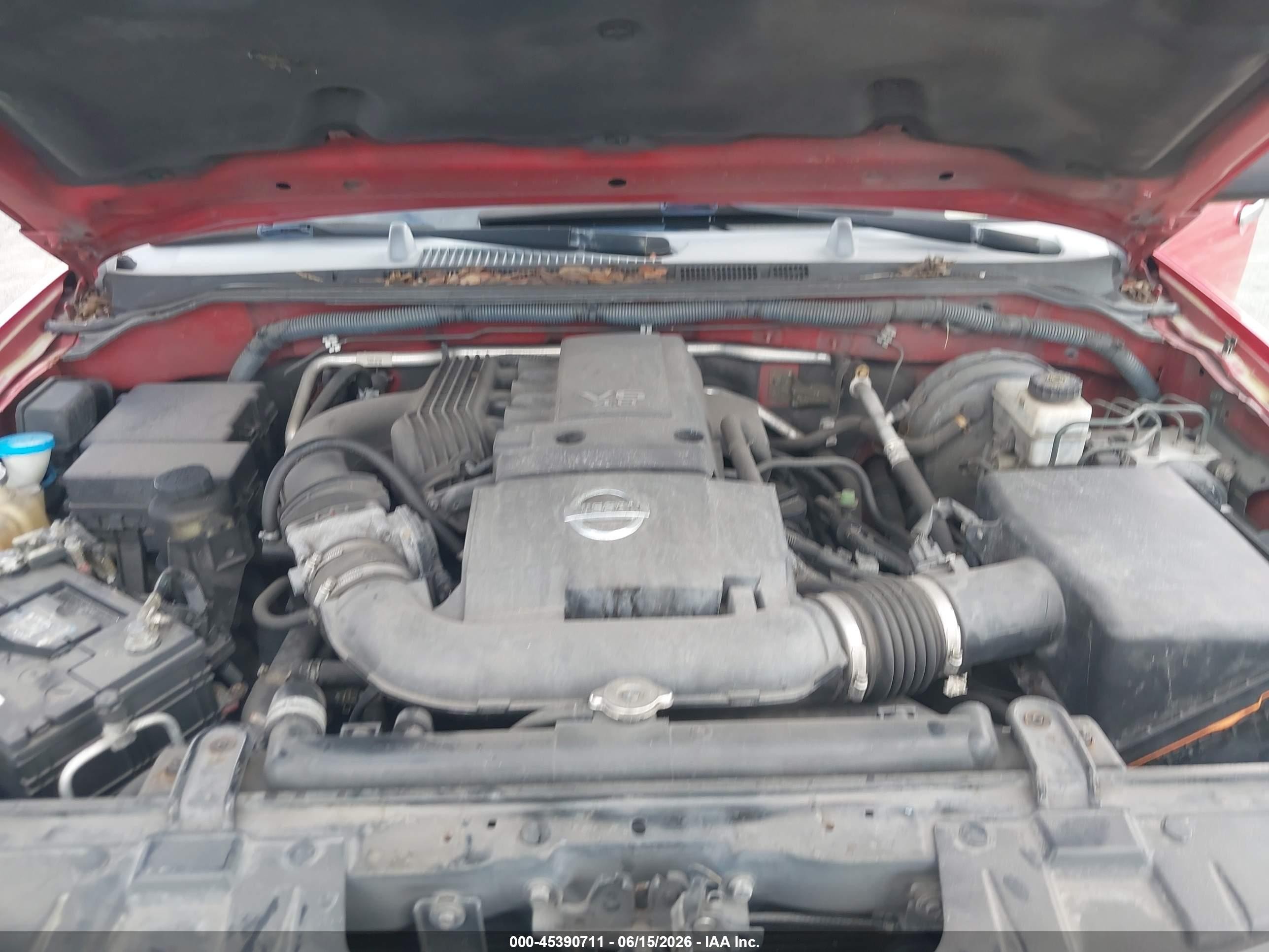 2006 Nissan Frontier Se Red vin: 1N6AD07U26C402625