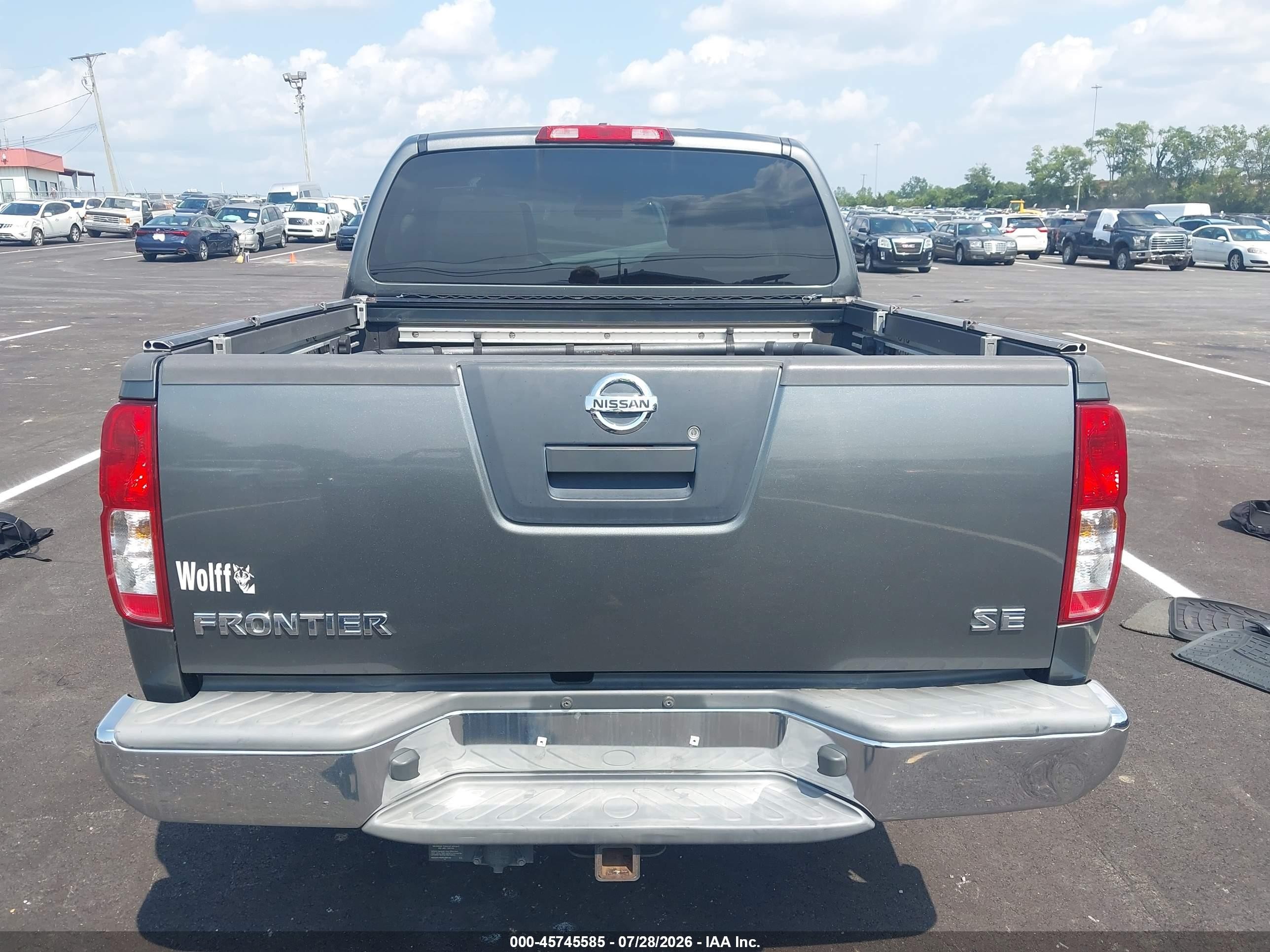 2007 Nissan Frontier Se Серый vin: 1N6AD07U27C436565