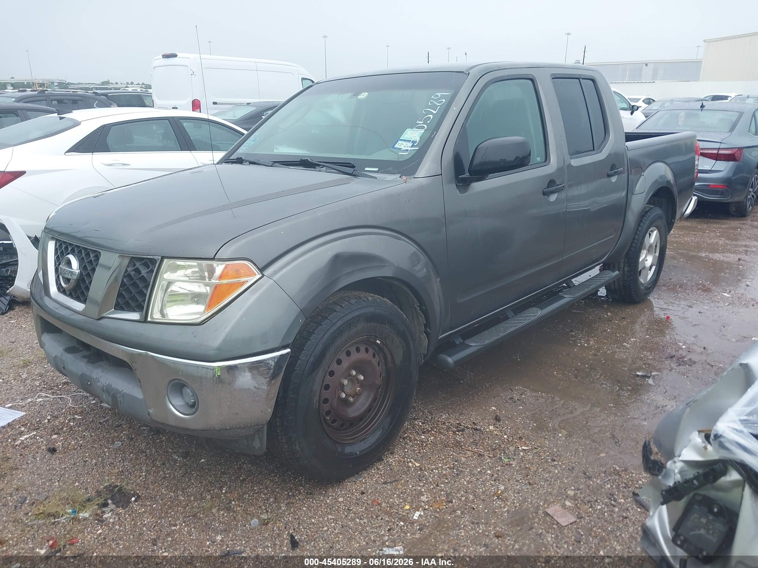 2008 Nissan Frontier Se Gray vin: 1N6AD07U28C412879