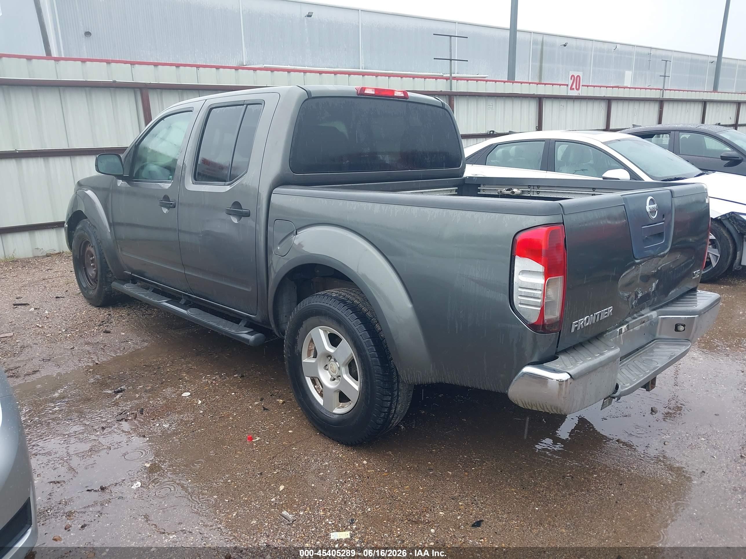 2008 Nissan Frontier Se Gray vin: 1N6AD07U28C412879