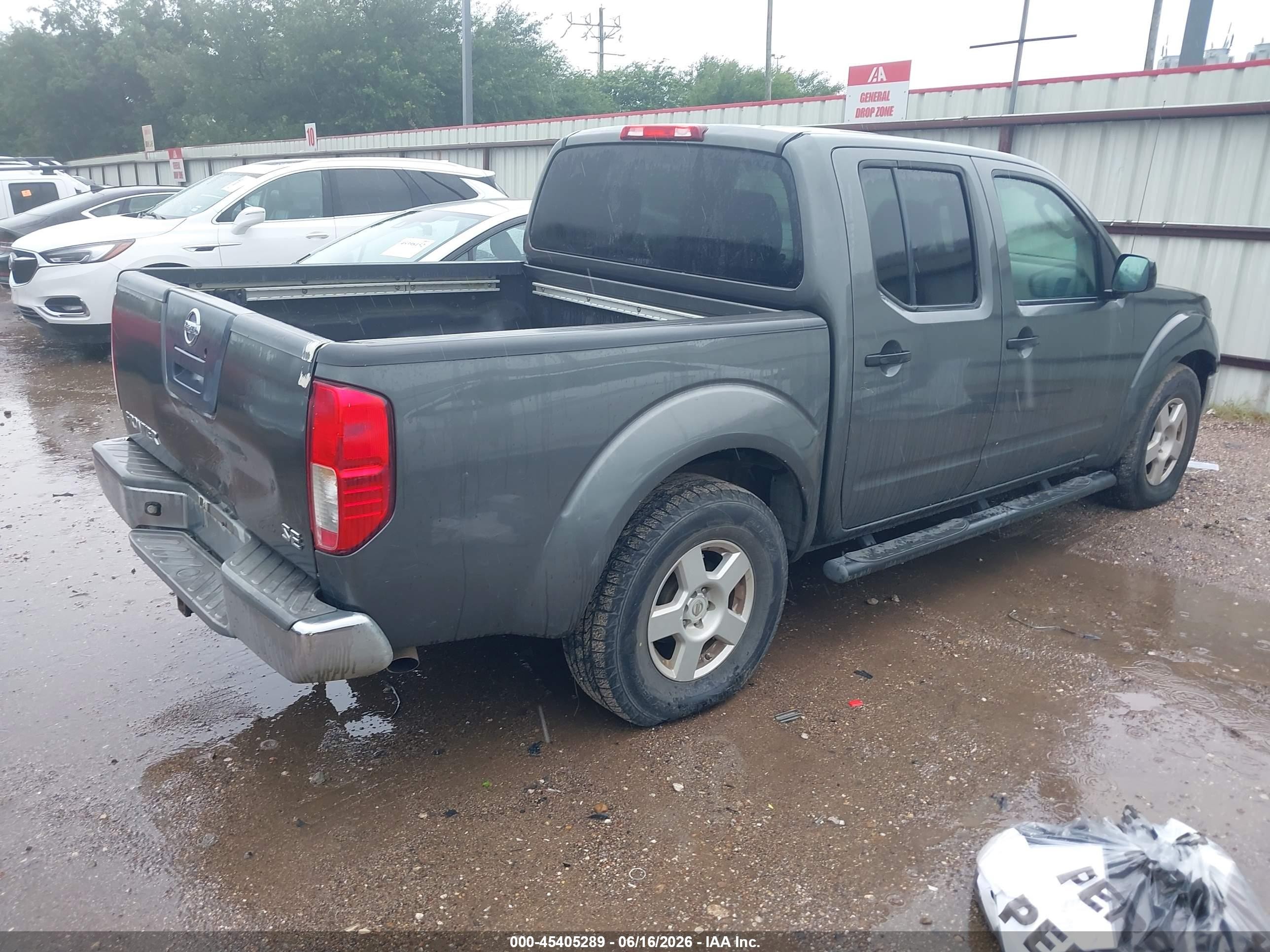 2008 Nissan Frontier Se Gray vin: 1N6AD07U28C412879