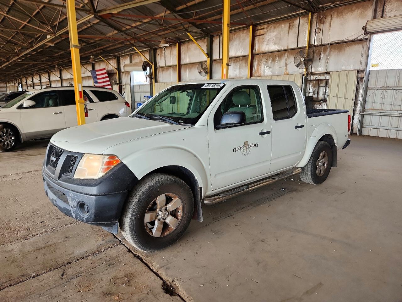 2009 Nissan Frontier White vin: 1N6AD07U29C403925
