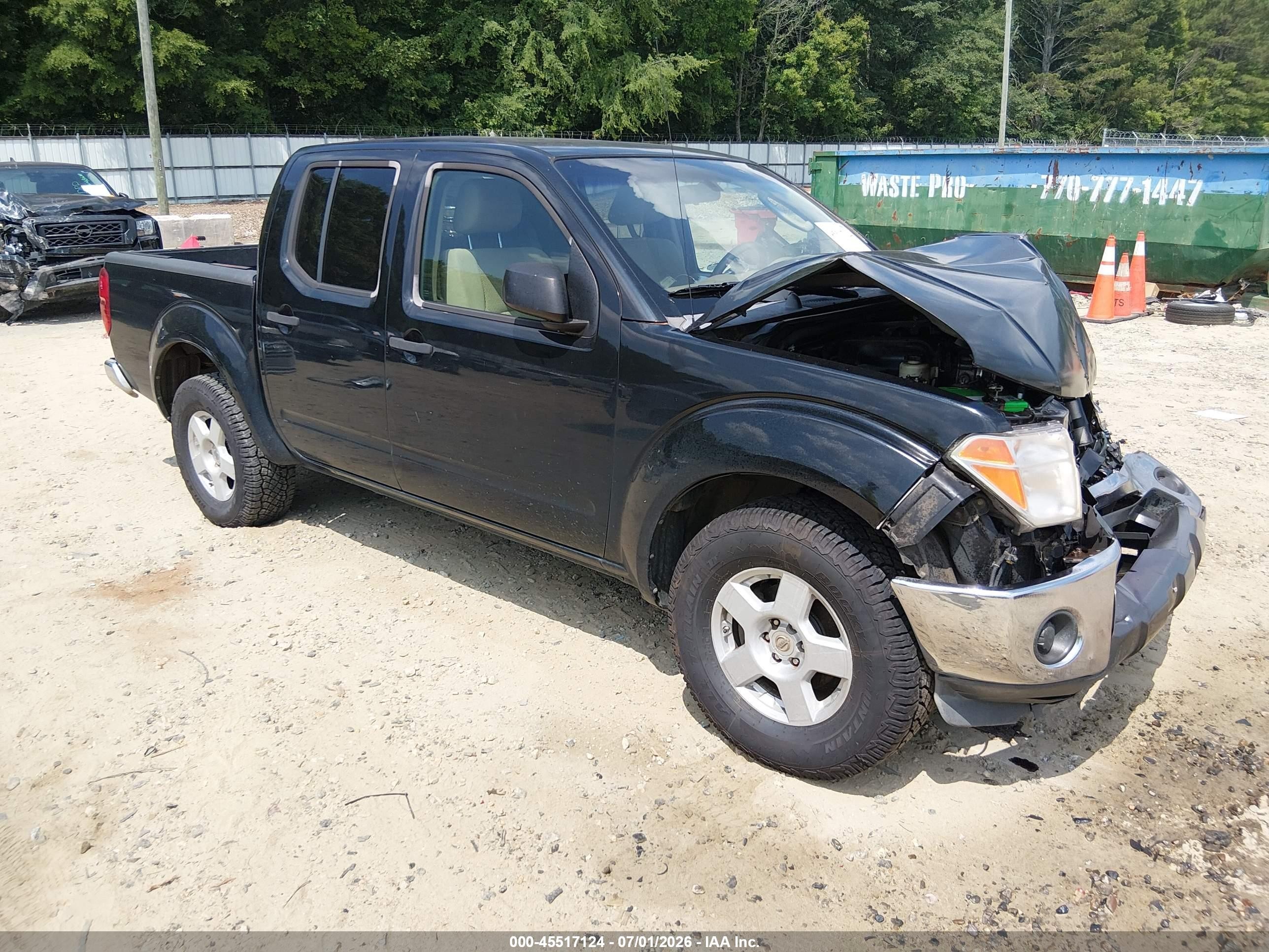 2006 Nissan Frontier Se Black vin: 1N6AD07U36C410734