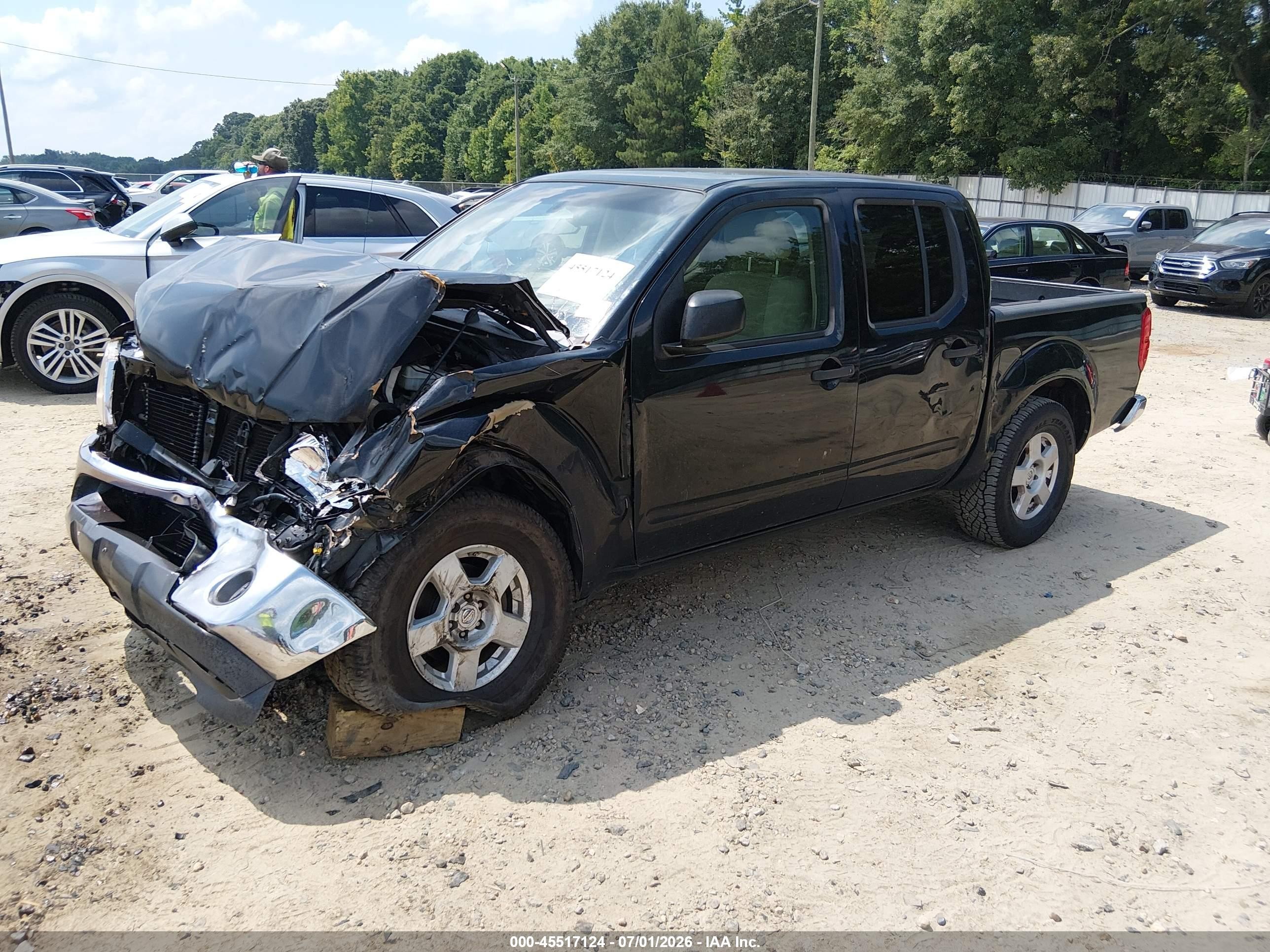 2006 Nissan Frontier Se Black vin: 1N6AD07U36C410734