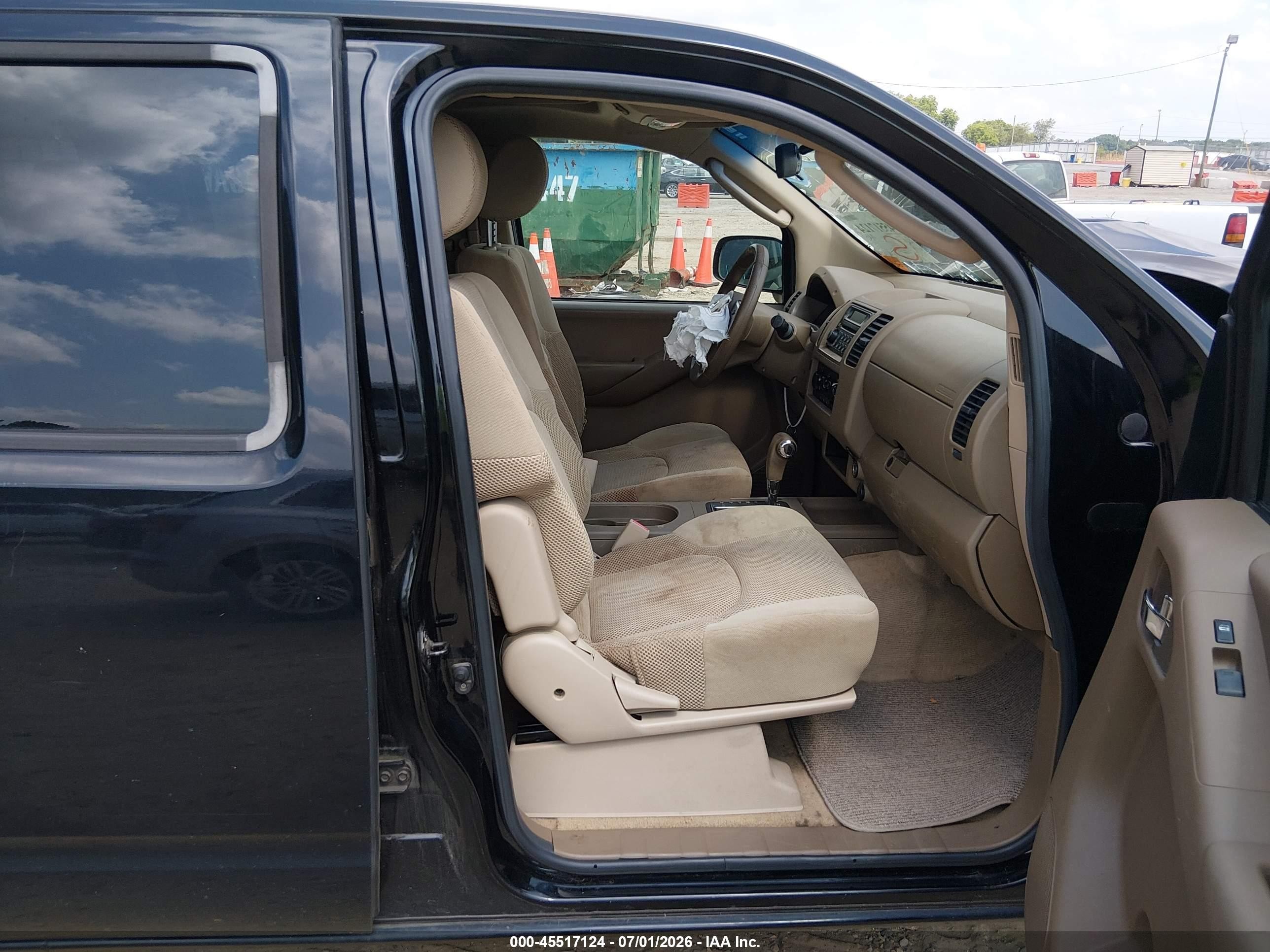 2006 Nissan Frontier Se Black vin: 1N6AD07U36C410734