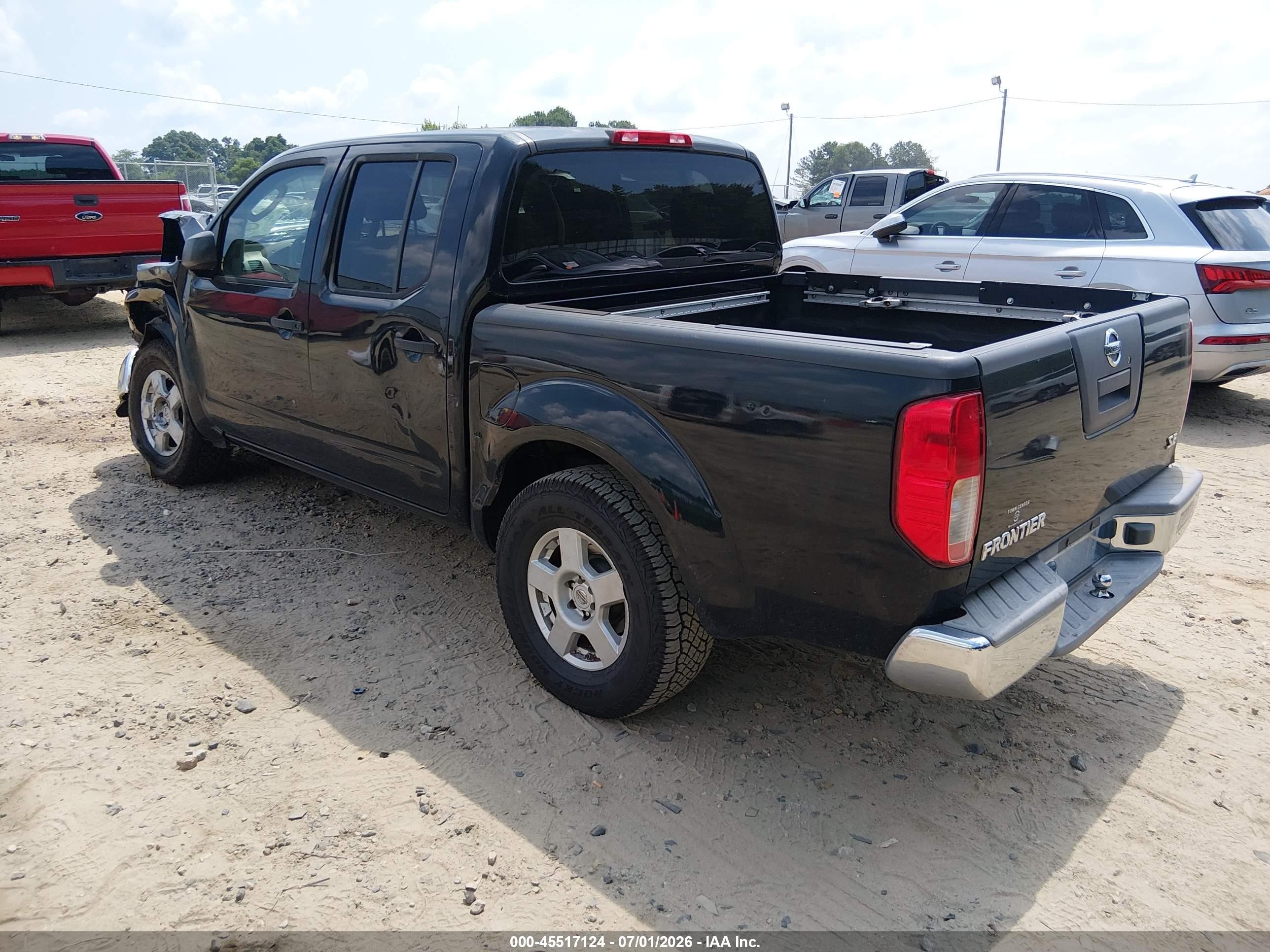 2006 Nissan Frontier Se Black vin: 1N6AD07U36C410734