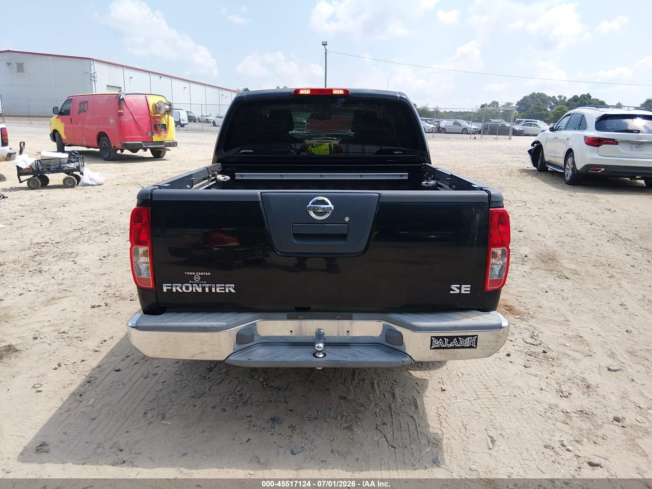 2006 Nissan Frontier Se Black vin: 1N6AD07U36C410734