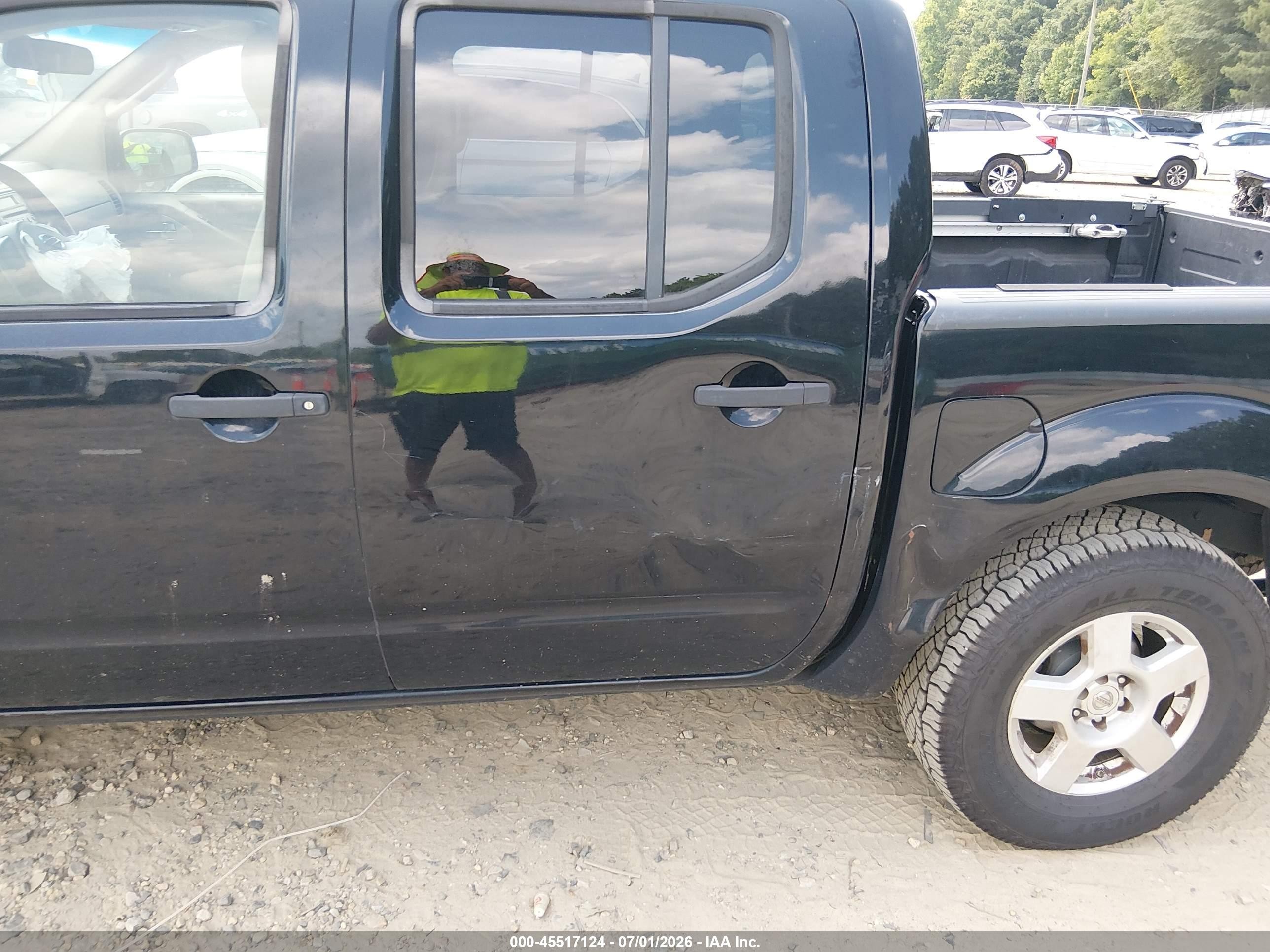 2006 Nissan Frontier Se Black vin: 1N6AD07U36C410734