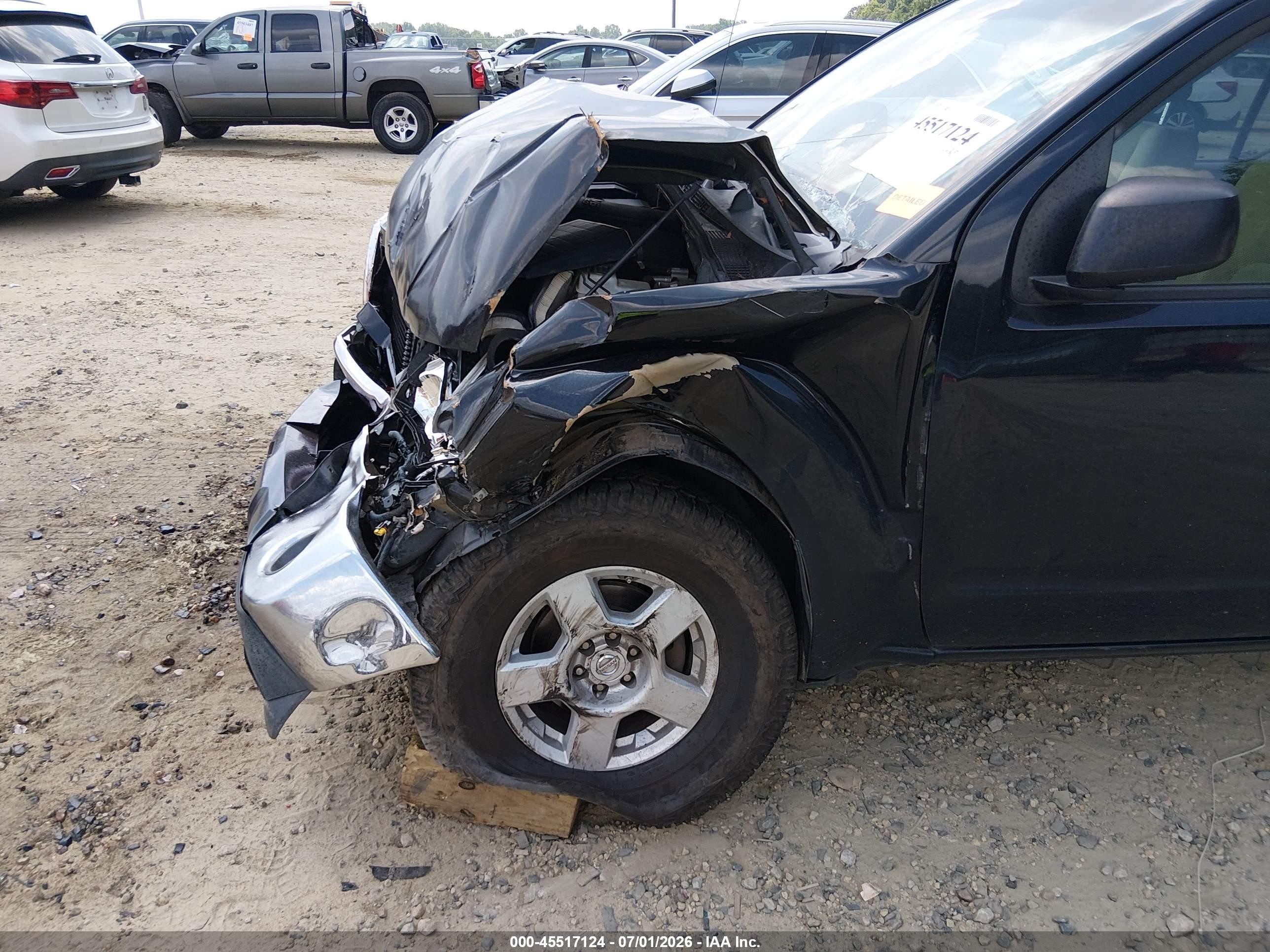 2006 Nissan Frontier Se Black vin: 1N6AD07U36C410734