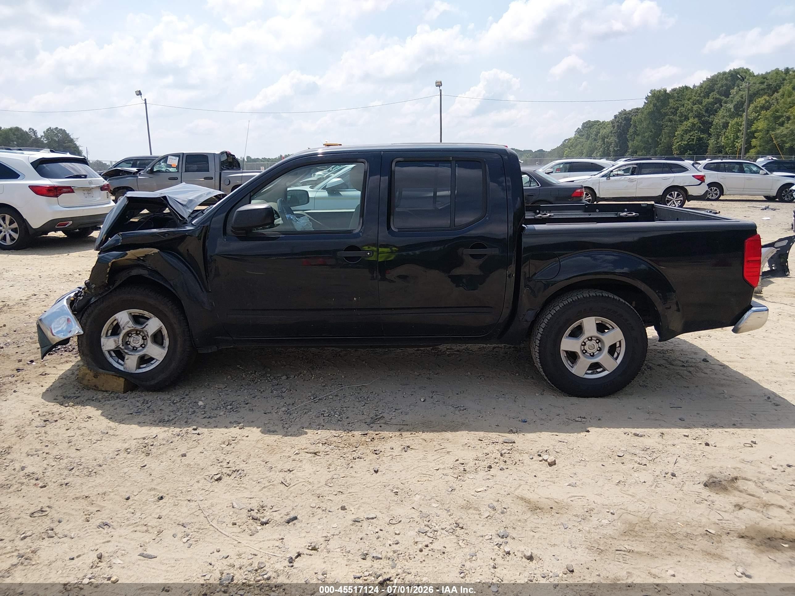 2006 Nissan Frontier Se Black vin: 1N6AD07U36C410734