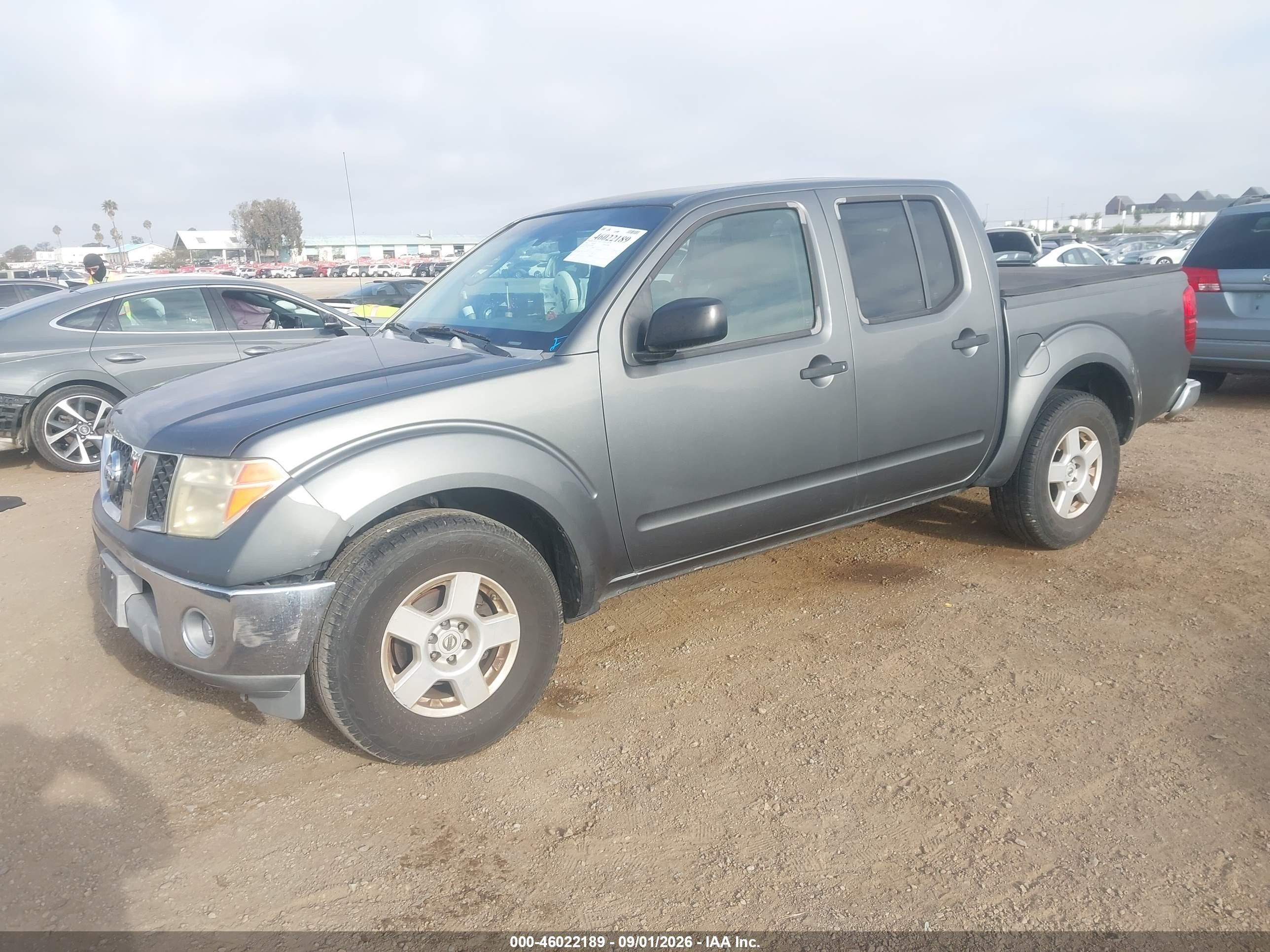 2006 Nissan Frontier Se Gray vin: 1N6AD07U36C456855