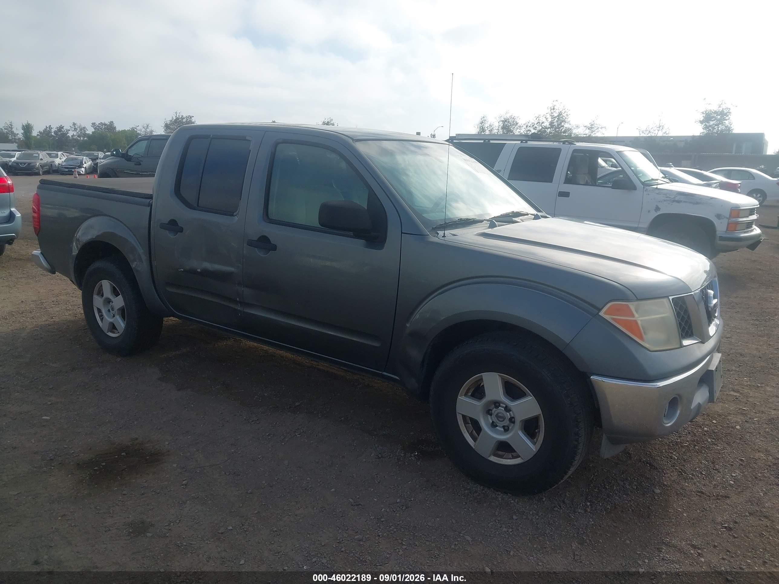 2006 Nissan Frontier Se Gray vin: 1N6AD07U36C456855