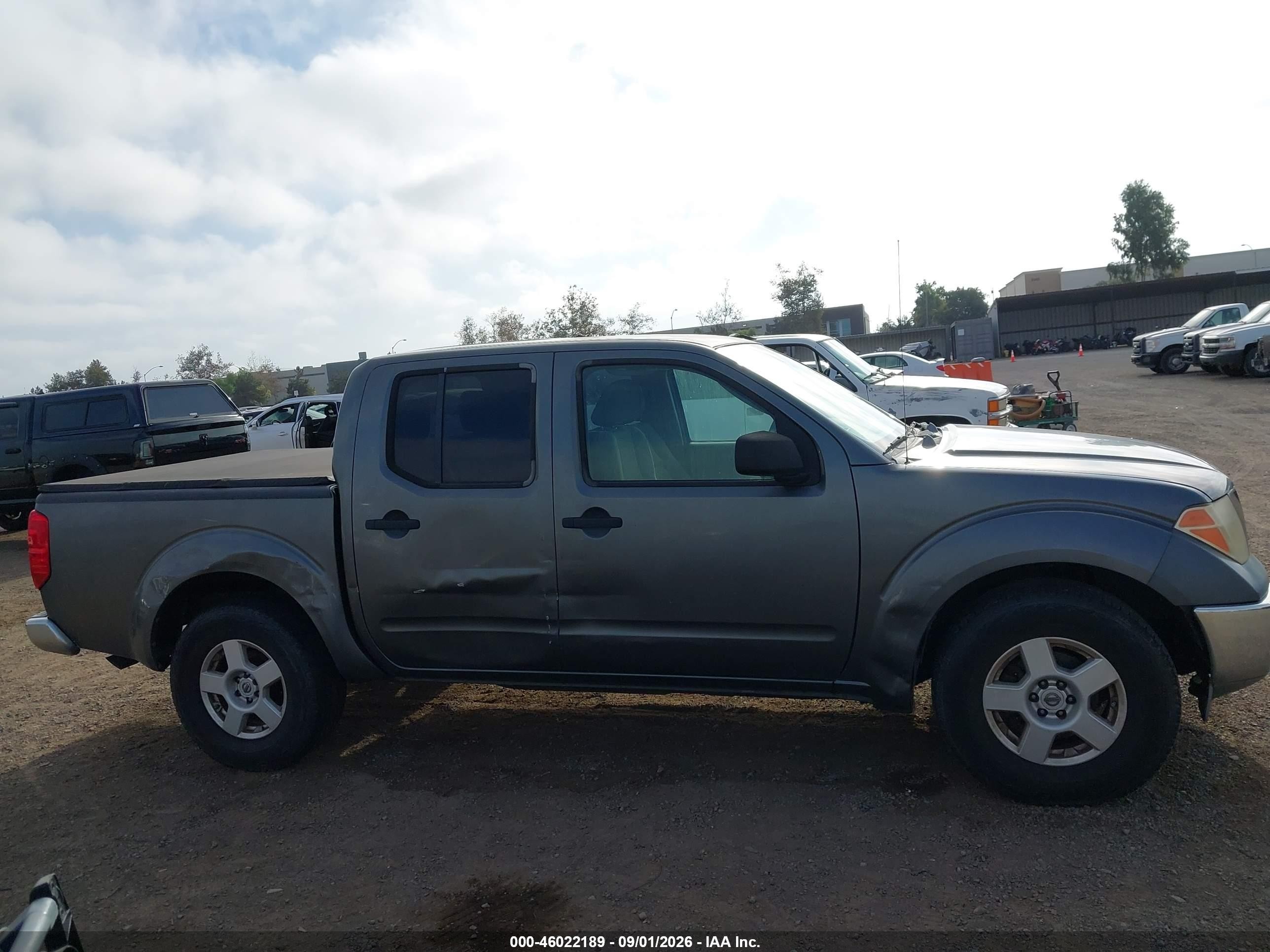 2006 Nissan Frontier Se Gray vin: 1N6AD07U36C456855